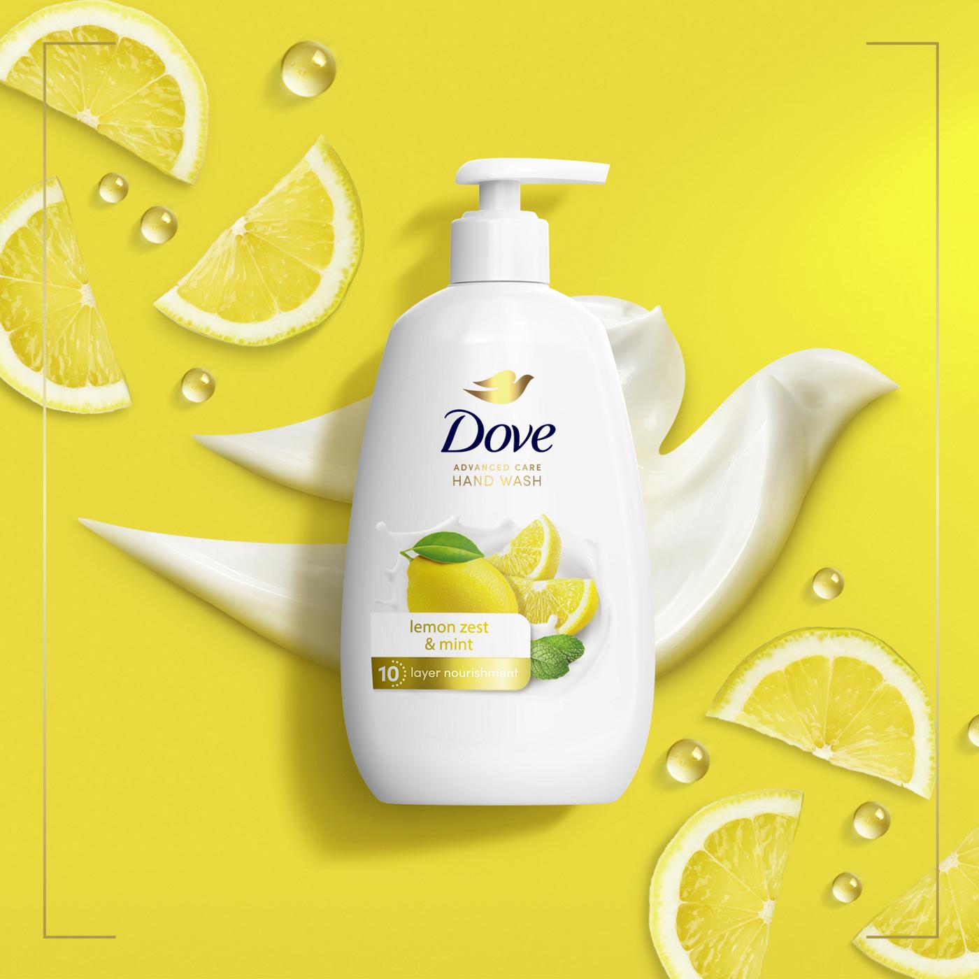 Dove Advanced Care Lemon Zest & Mint Hand Wash; image 7 of 10