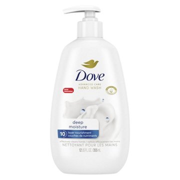 Dove Advanced Care Deep Moisture Hand Wash, 12 oz