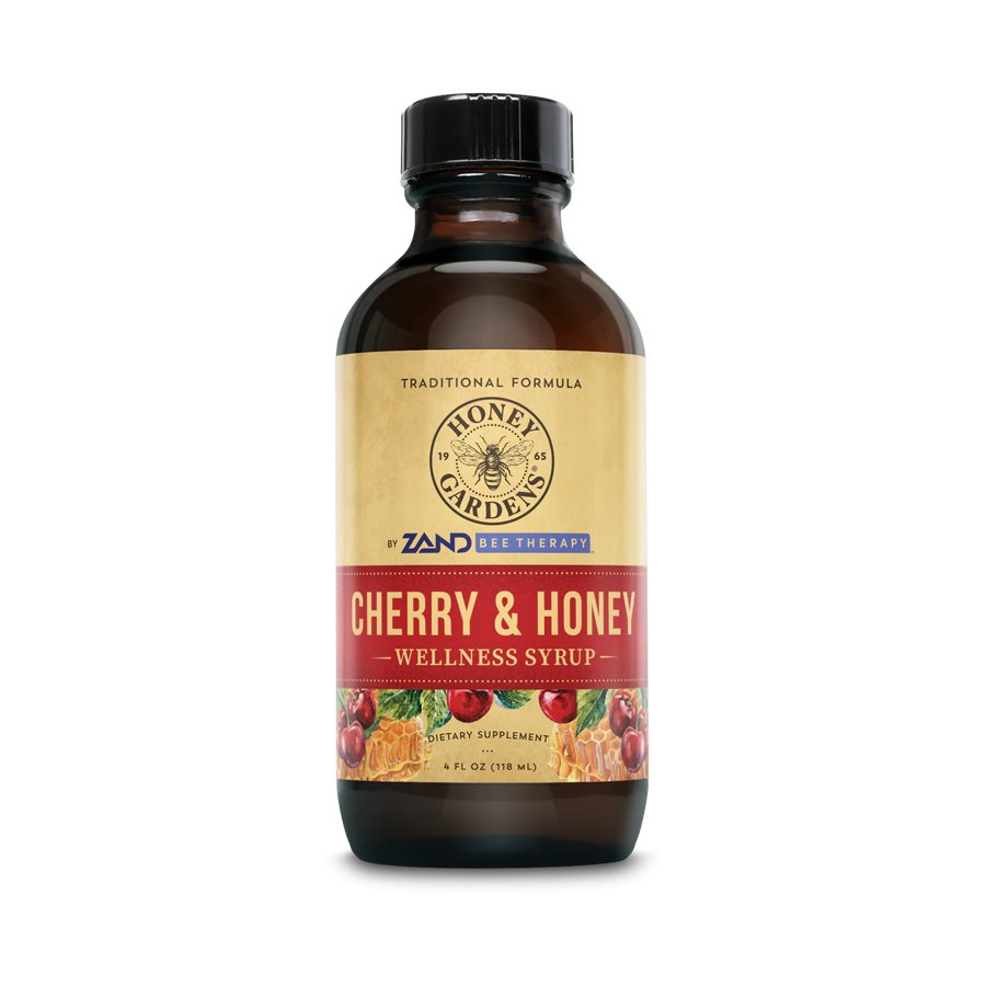 Honey Gardens Wellness Syrup - Cherry & Honey, 4 oz