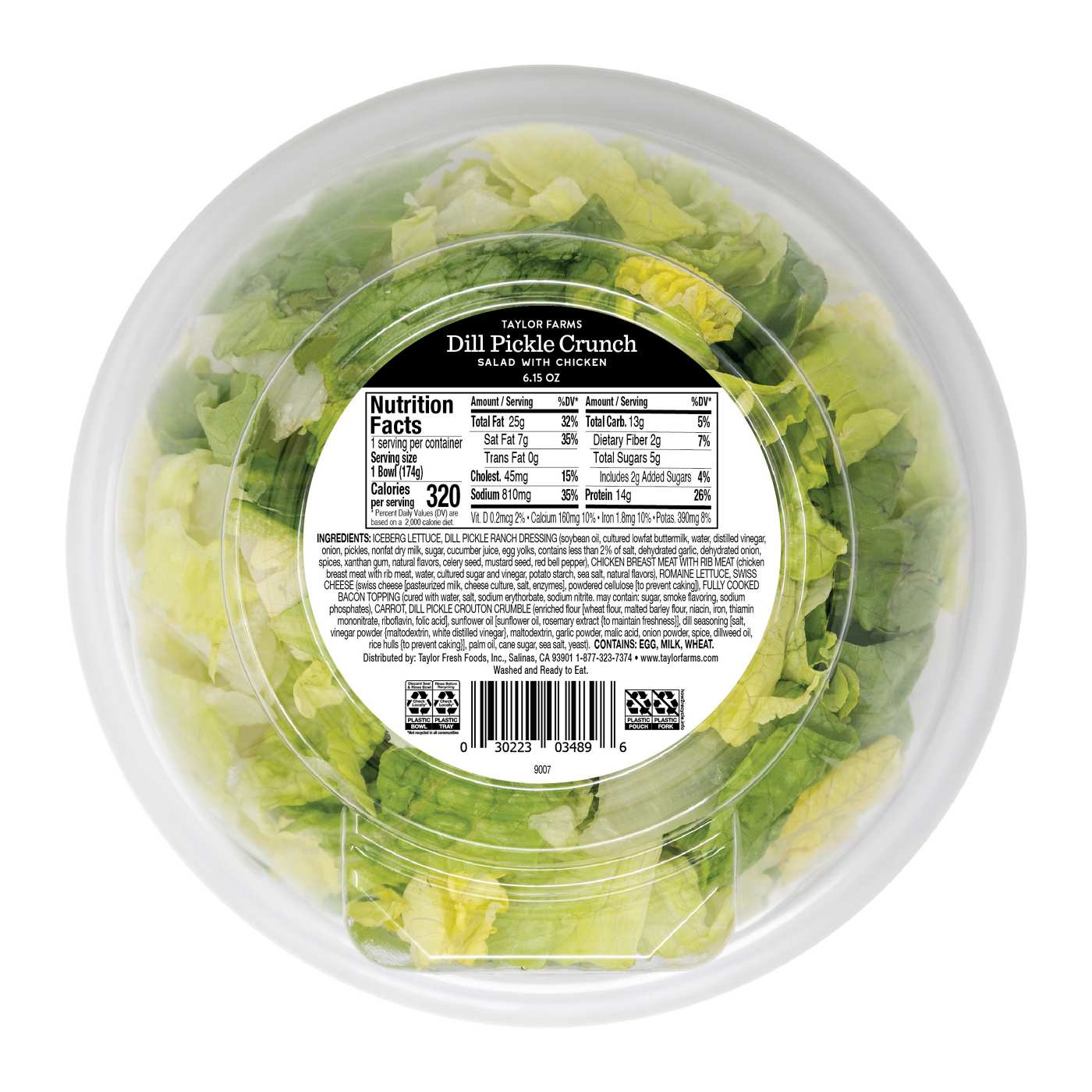 Taylor Farms Dill Pickle Crunch Salad Bowl; image 6 of 6