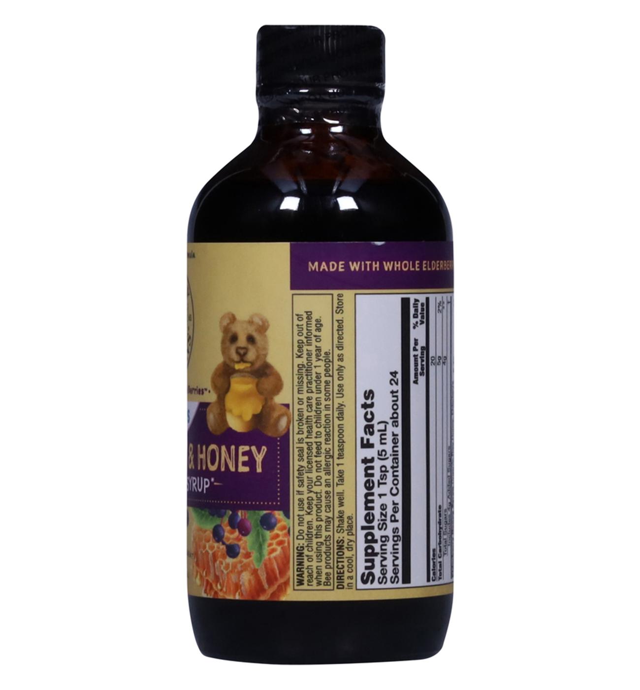 Honey Gardens Kids' Wellness Syrup - Elderberry & Honey; image 4 of 5