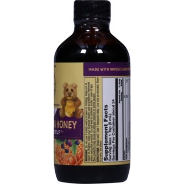 Honey Gardens Kids' Wellness Syrup - Elderberry & Honey, 4 oz