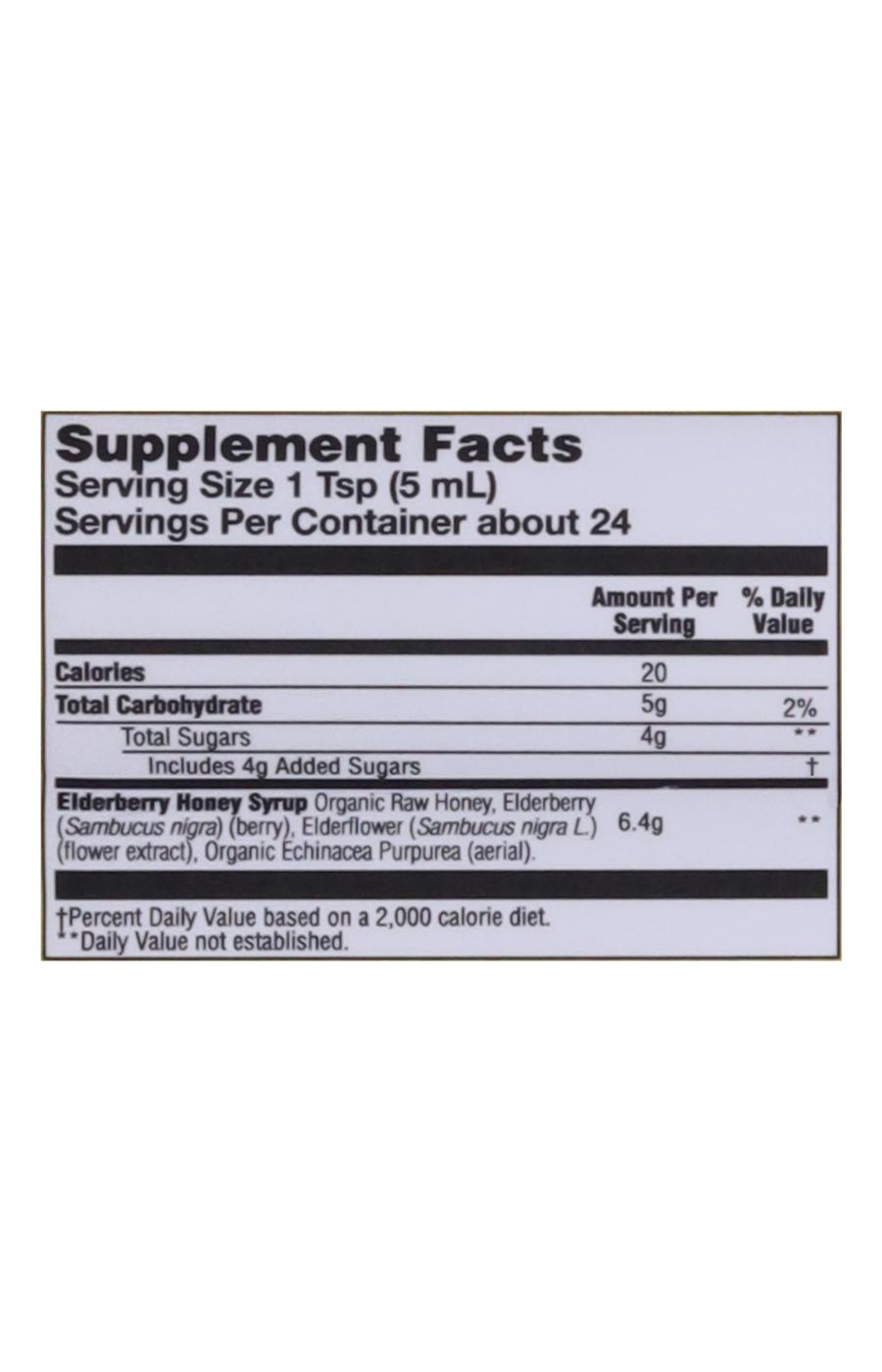 Honey Gardens Kids' Wellness Syrup - Elderberry & Honey; image 5 of 5