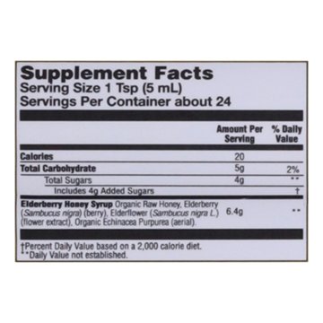 Honey Gardens Kids' Wellness Syrup - Elderberry & Honey, 4 oz