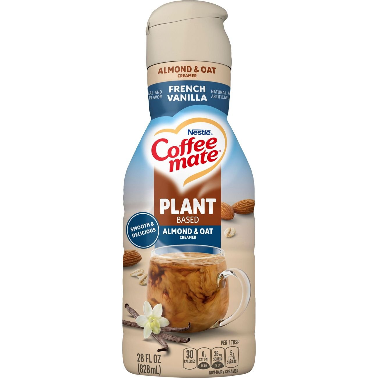 Nestle Coffee Mate Plant Based Almond & Oat Vanilla Liquid Coffee Creamer Shop Coffee creamer