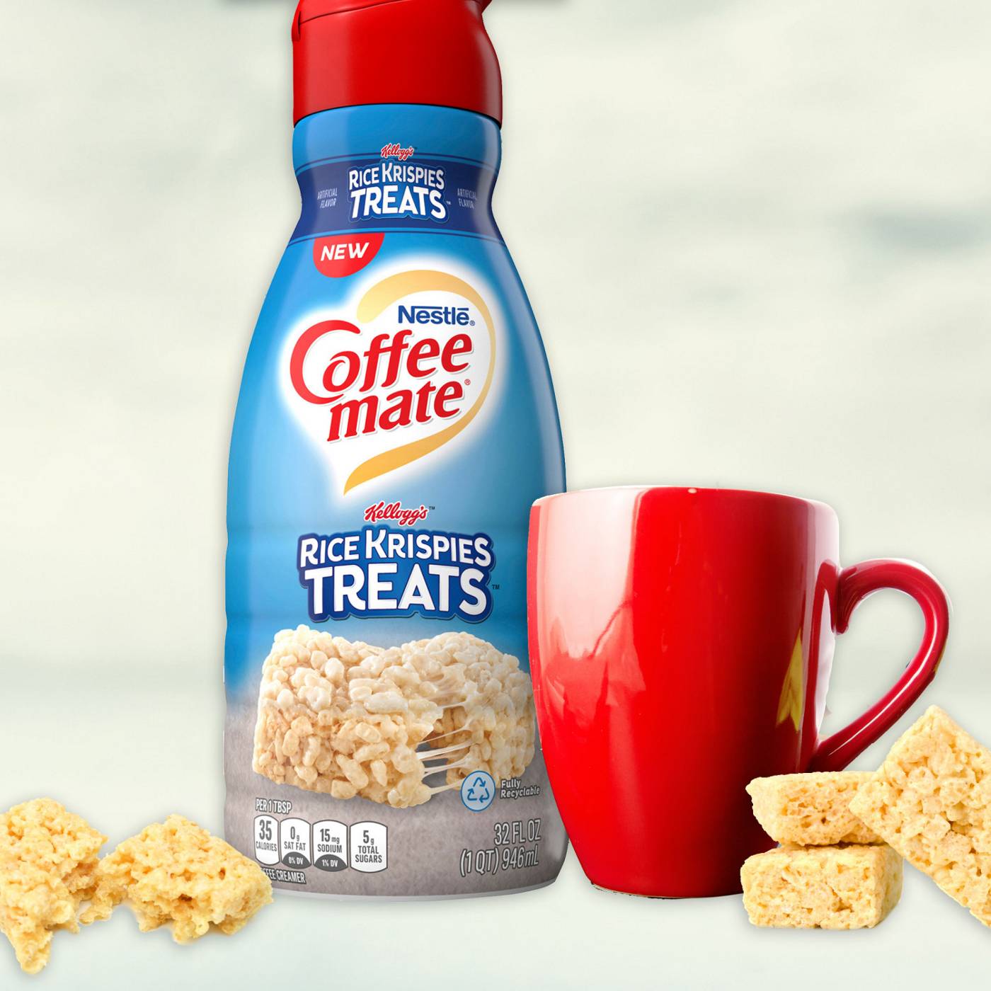 Nestle Coffee Mate Rice Krispies Treats Liquid Coffee Creamer; image 4 of 9