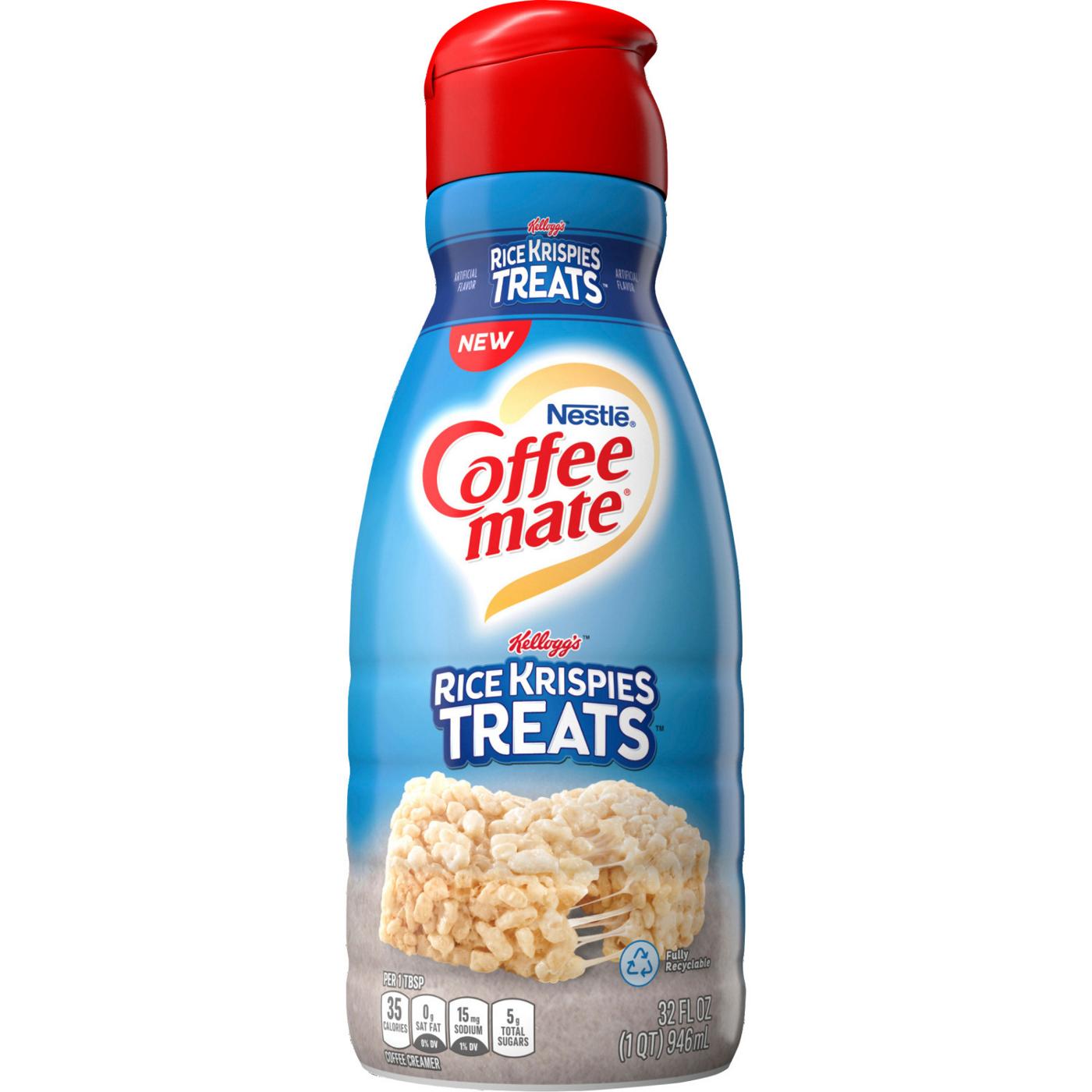 Nestle Coffee Mate Rice Krispies Treats Liquid Coffee Creamer; image 8 of 9