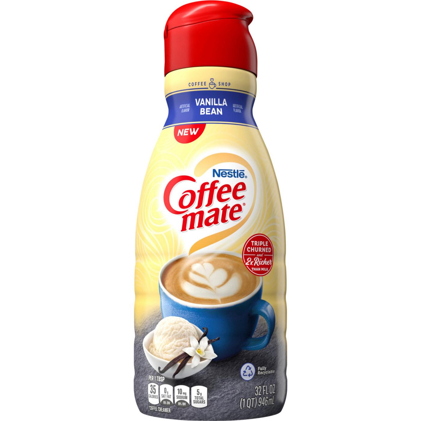 Nestle Coffee Mate Vanilla Bean Liquid Coffee Creamer; image 1 of 7