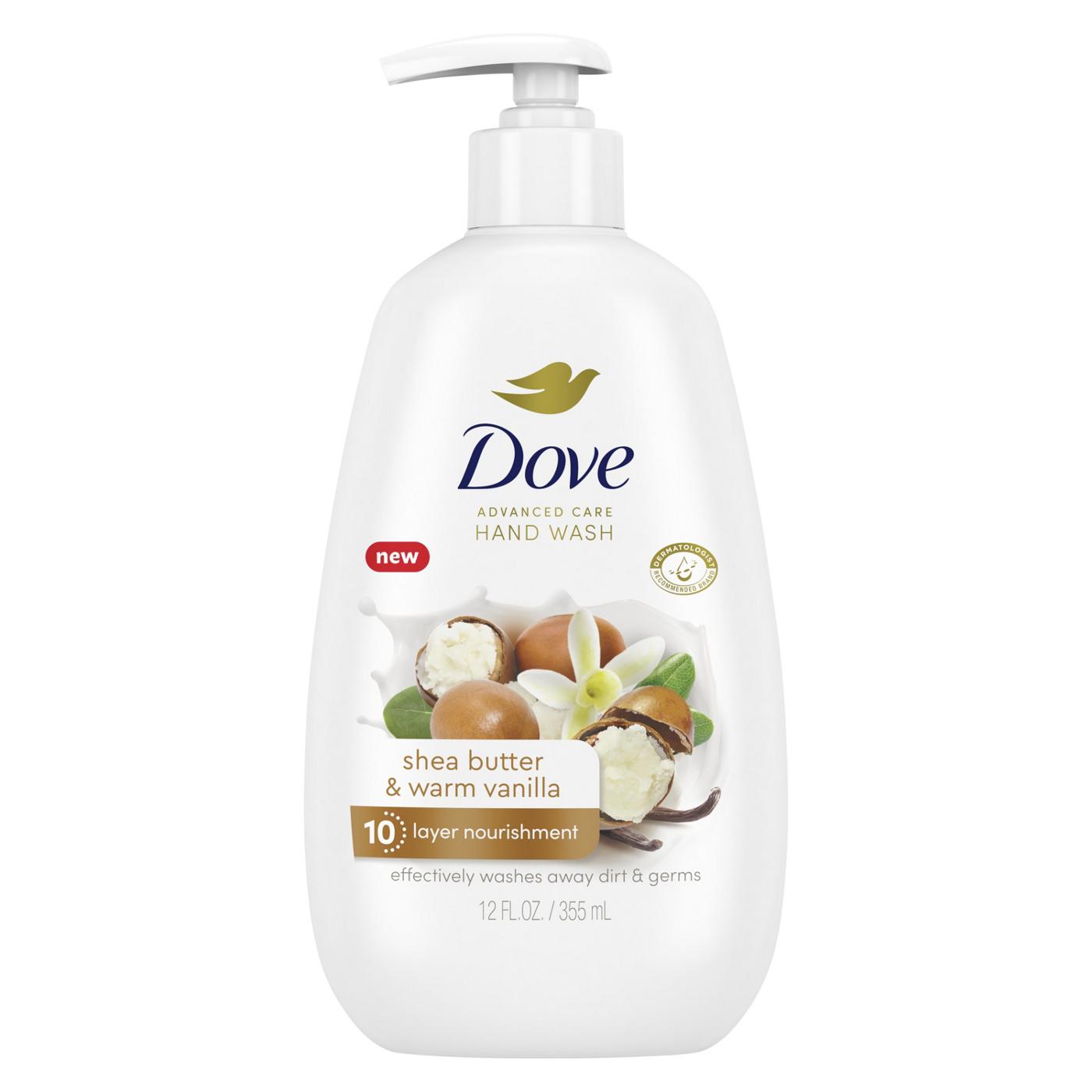 Dove Advanced Care Shea Butter & Warm Vanilla Hand Wash; image 1 of 9