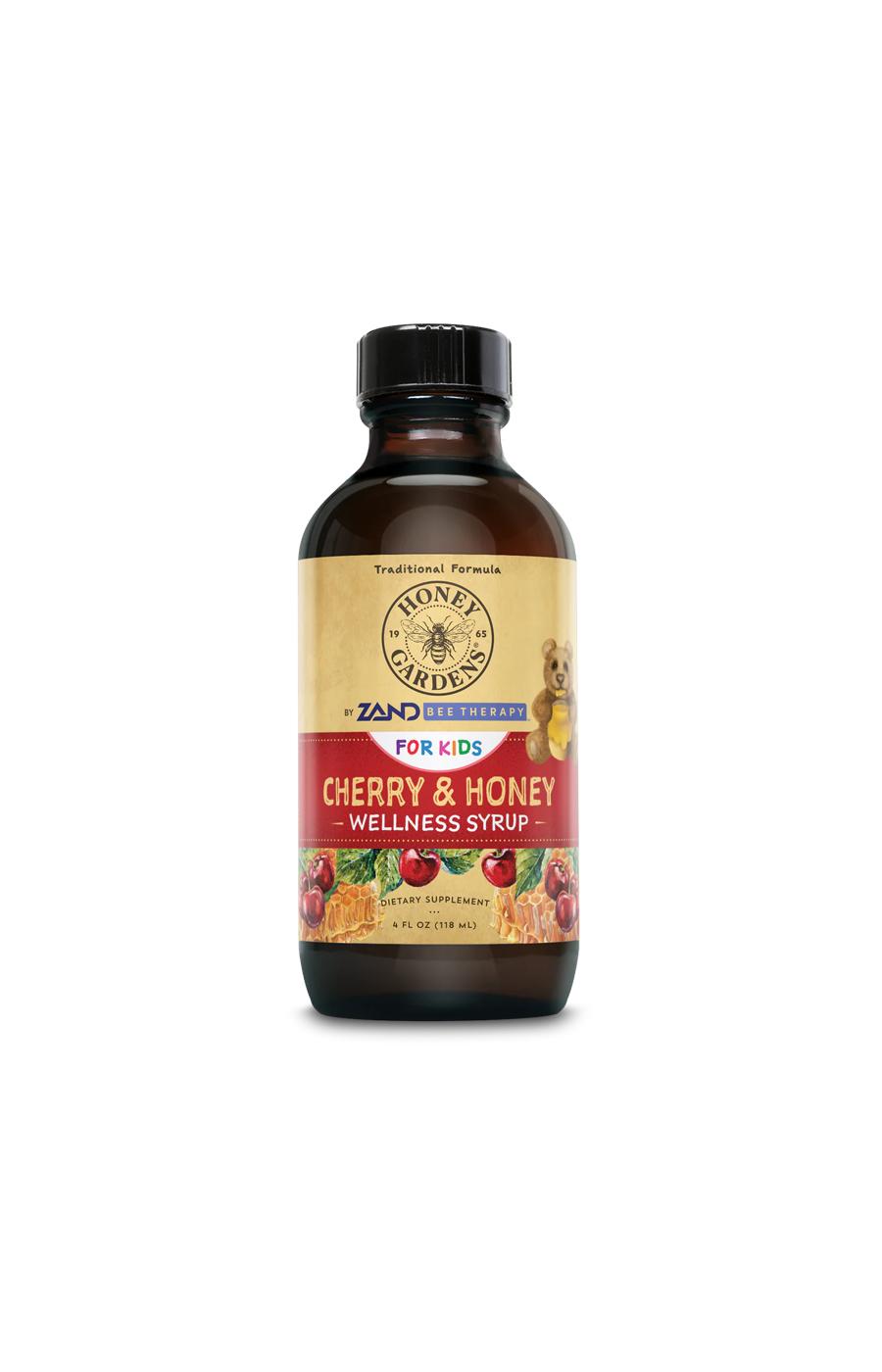 Honey Gardens Kids' Wellness Syrup - Cherry & Honey; image 1 of 3