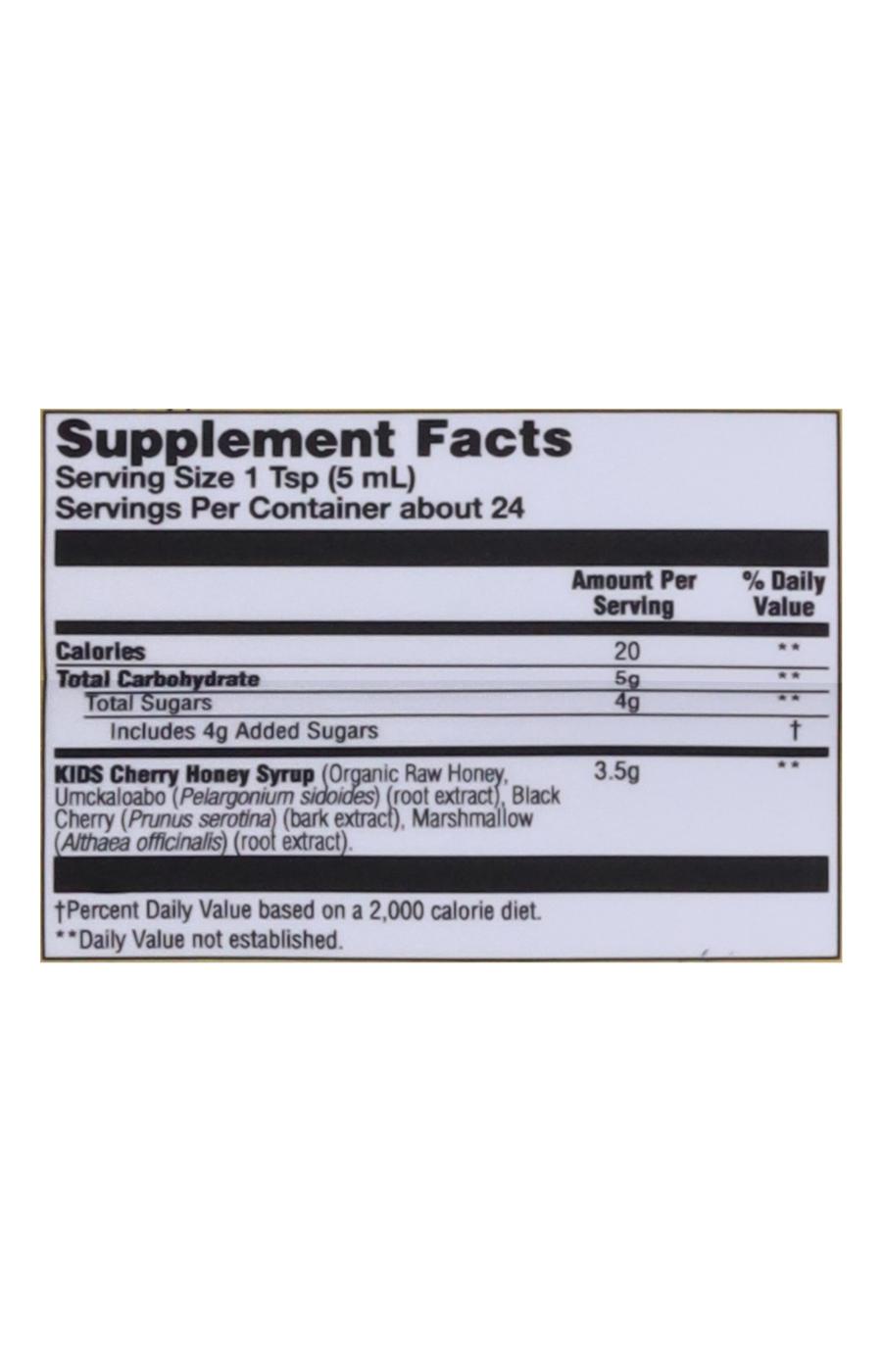 Honey Gardens Kids' Wellness Syrup - Cherry & Honey; image 2 of 3