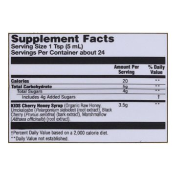 Honey Gardens Kids' Wellness Syrup - Cherry & Honey, 4 oz