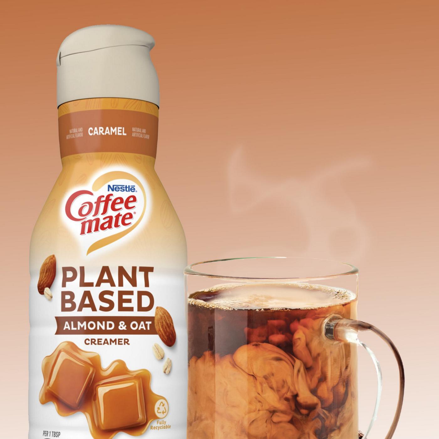 Nestle Coffee Mate Plant Based Almond & Oat Caramel Liquid Coffee Creamer; image 2 of 8
