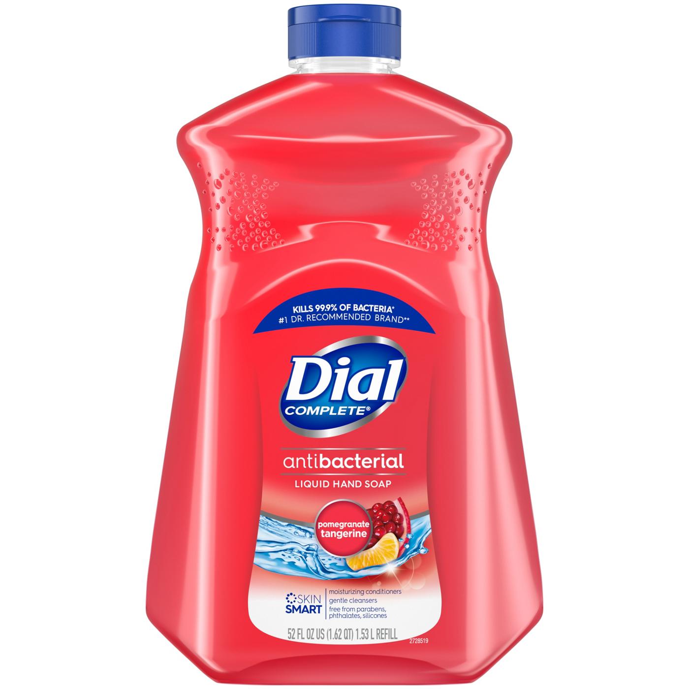 Dial Complete Antibacterial Liquid Hand Soap Refill - Pomegranate Tangerine; image 1 of 2