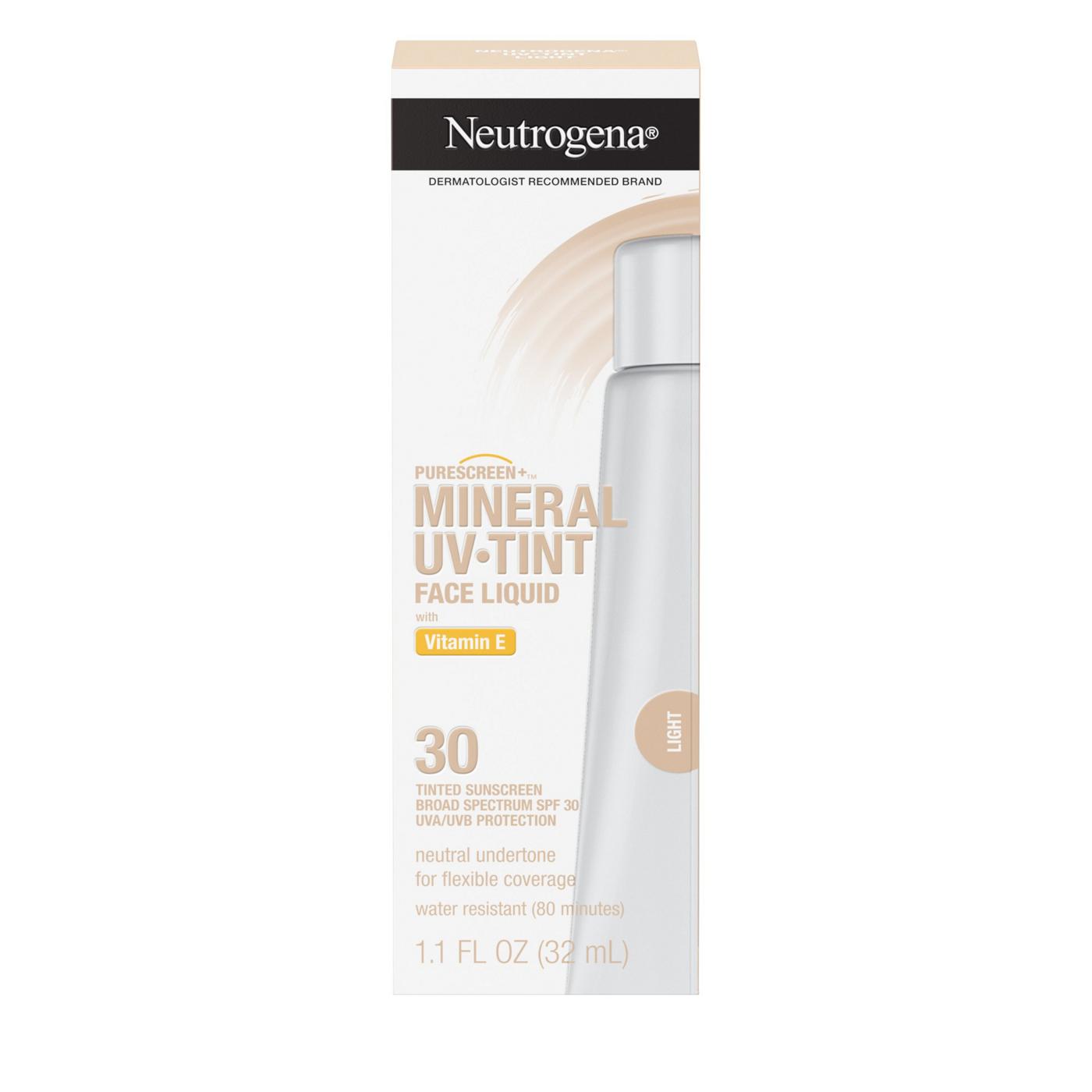 Neutrogena Purescreen+ Mineral UV Tinted Sunscreen SPF 30 - Light; image 1 of 8