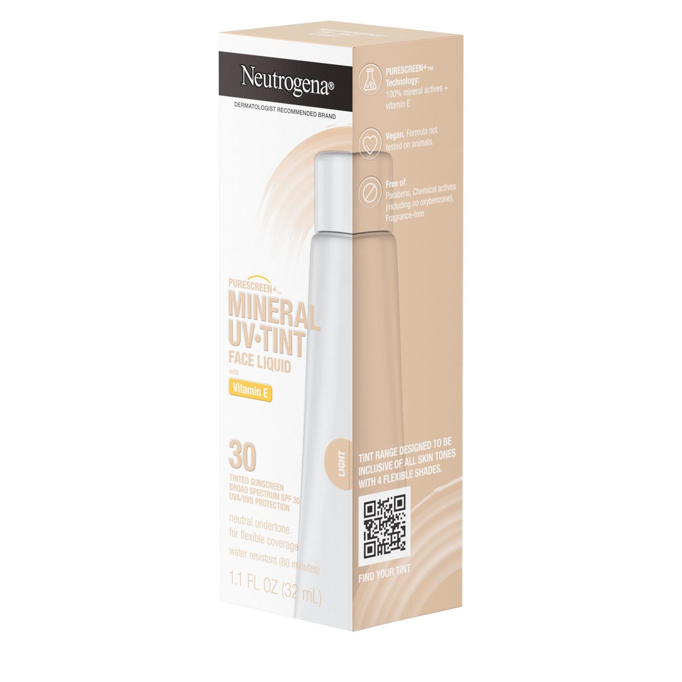 Neutrogena Purescreen+ Mineral UV Tinted Sunscreen SPF 30 Light