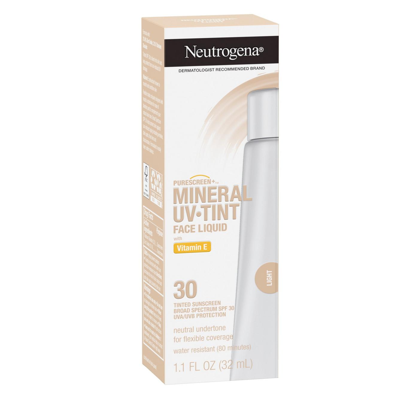 Neutrogena Purescreen+ Mineral UV Tinted Sunscreen SPF 30 - Light; image 8 of 8