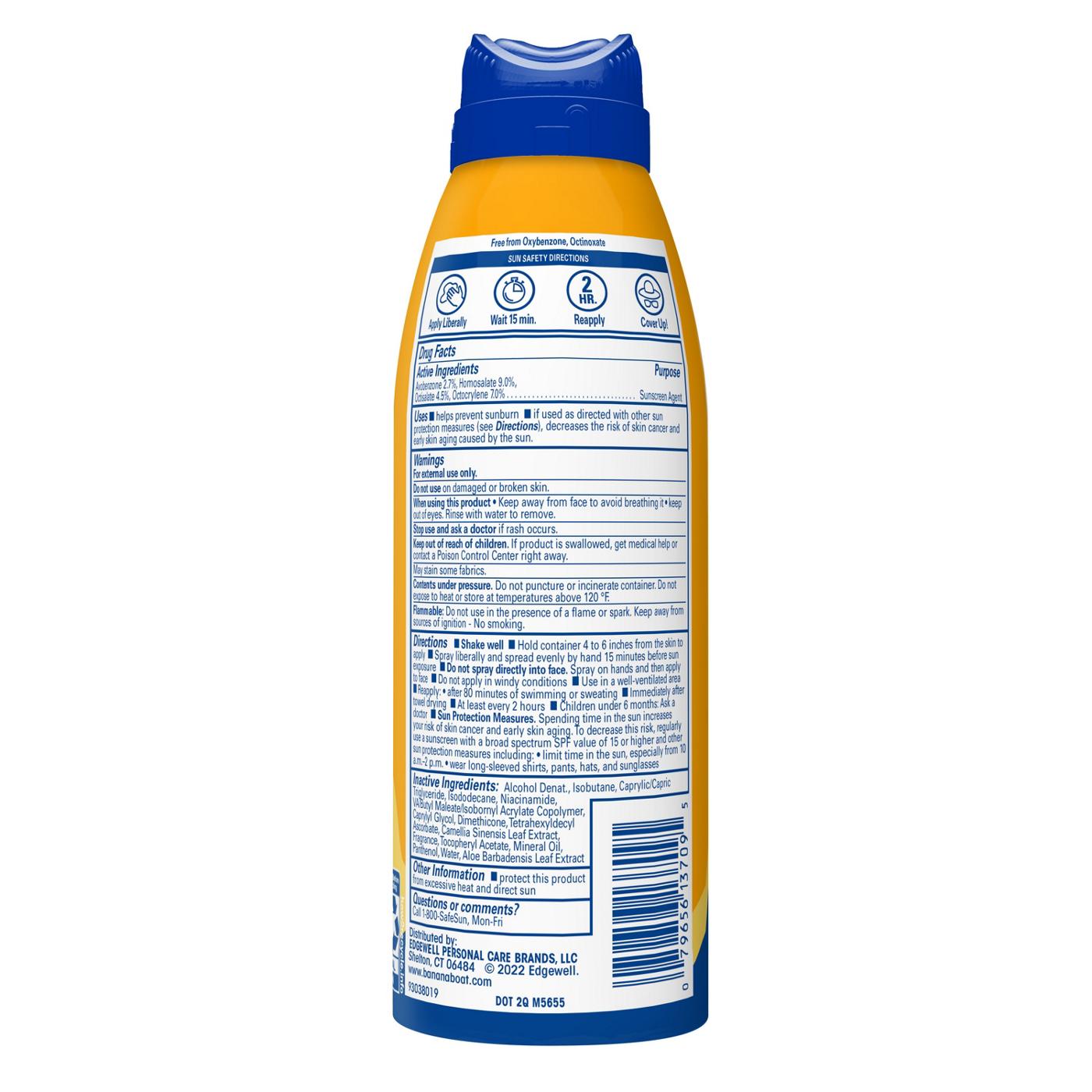 Banana Boat Protection + Vitamins Sunscreen Spray - SPF 50+; image 8 of 9