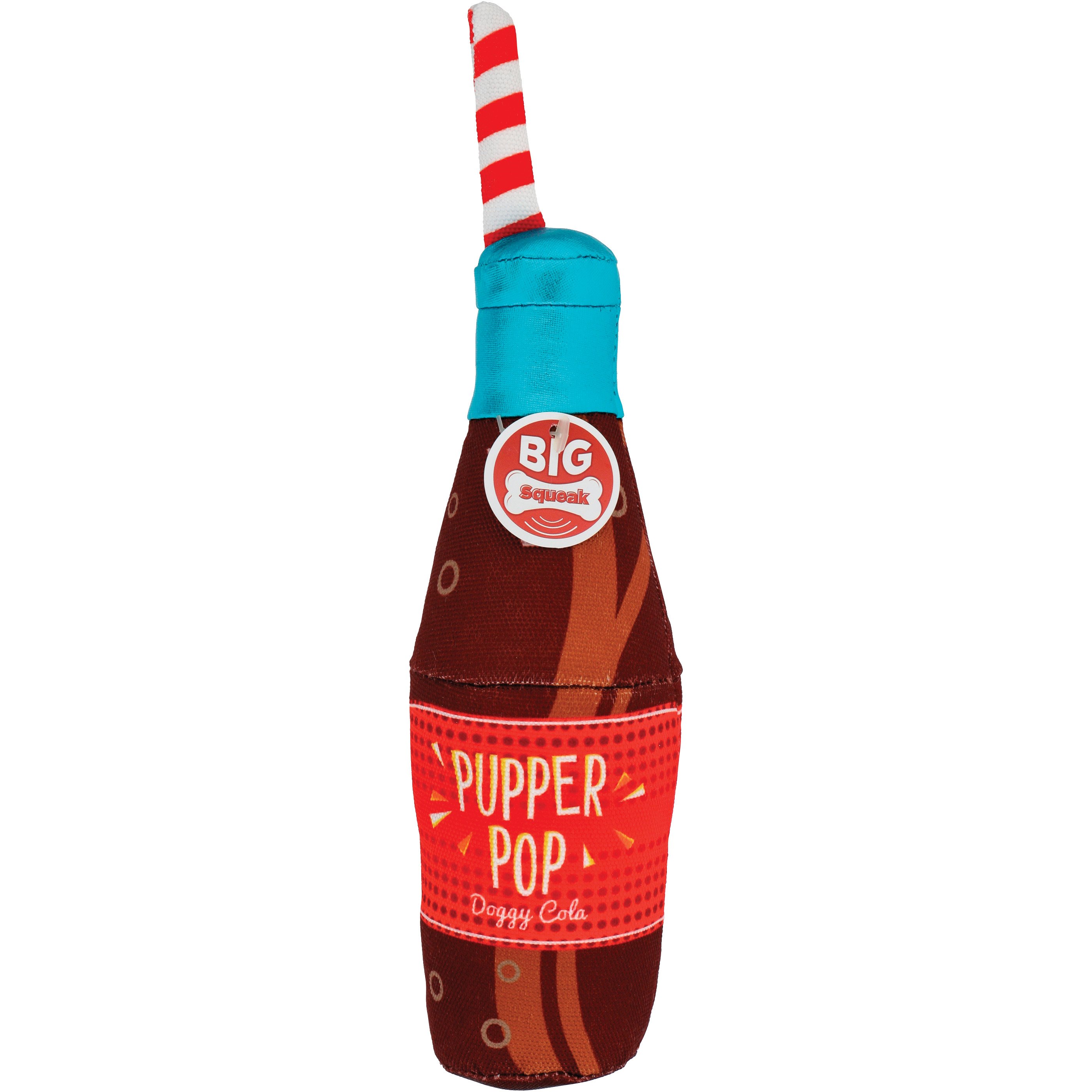 Woof & Whiskers Dog Toy - Retro Soda Bottle - Shop Plush toys at H-E-B