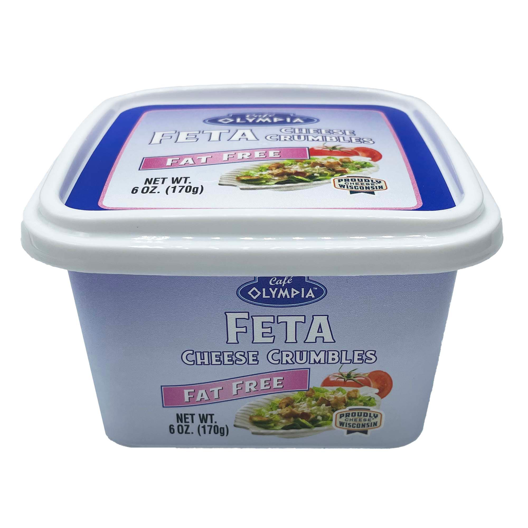 Cafe Olympia Fat Free Feta Cheese Crumbles Shop Cheese at HEB