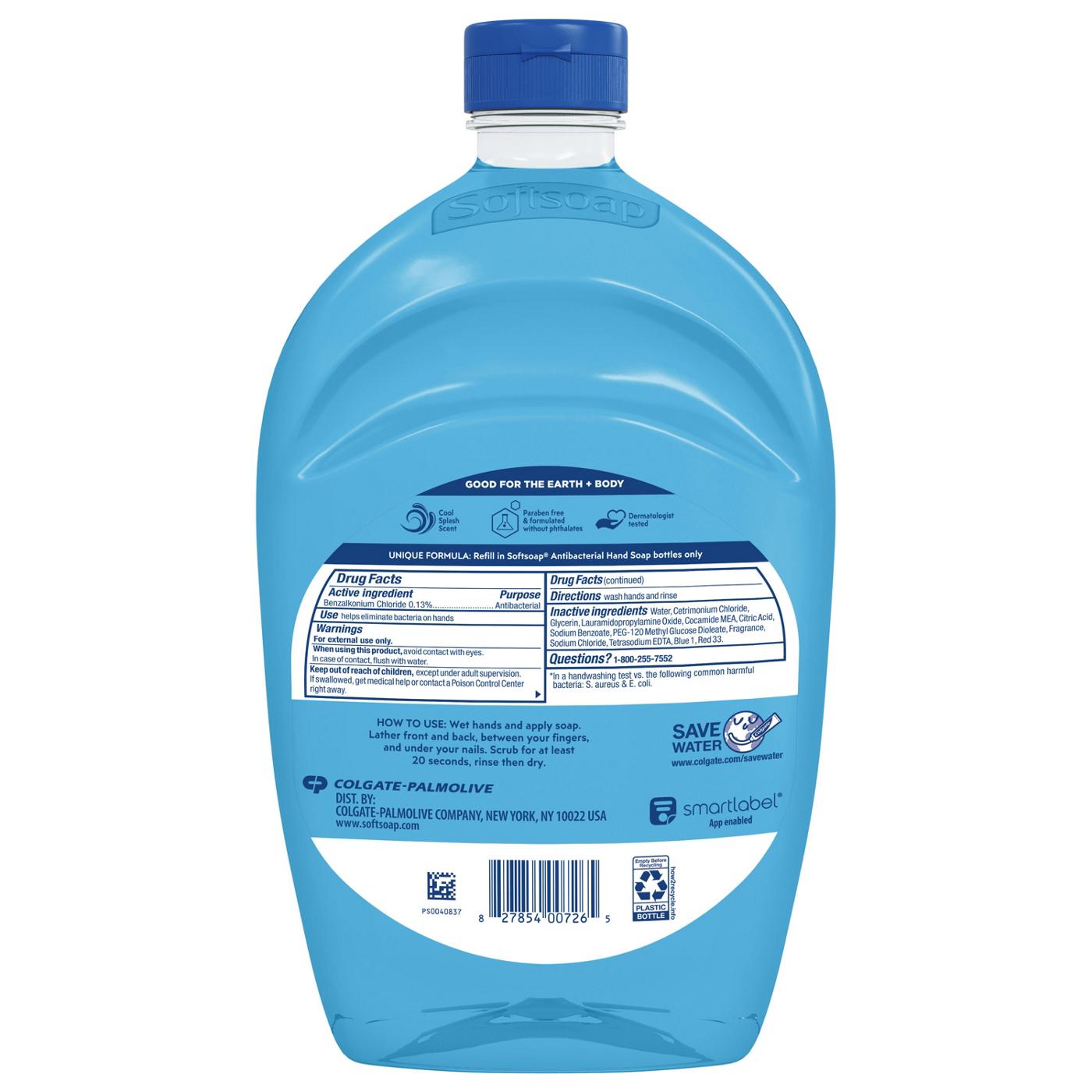 Softsoap Liquid Antibacterial Hand Soap Refill - Cool Splash; image 8 of 8