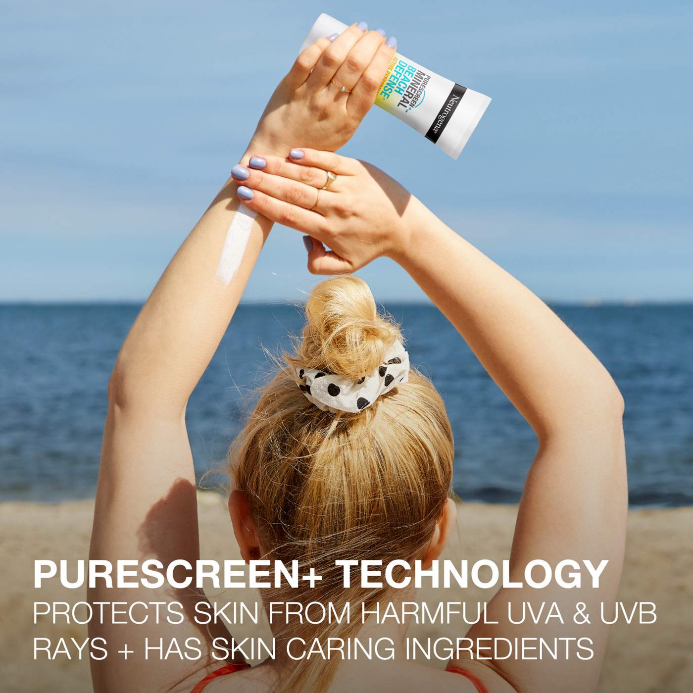 Neutrogena Purescreen+ Mineral Beach Defense Active Performance Body Lotion Sunscreen, Broad Spectrum SPF 30; image 4 of 7