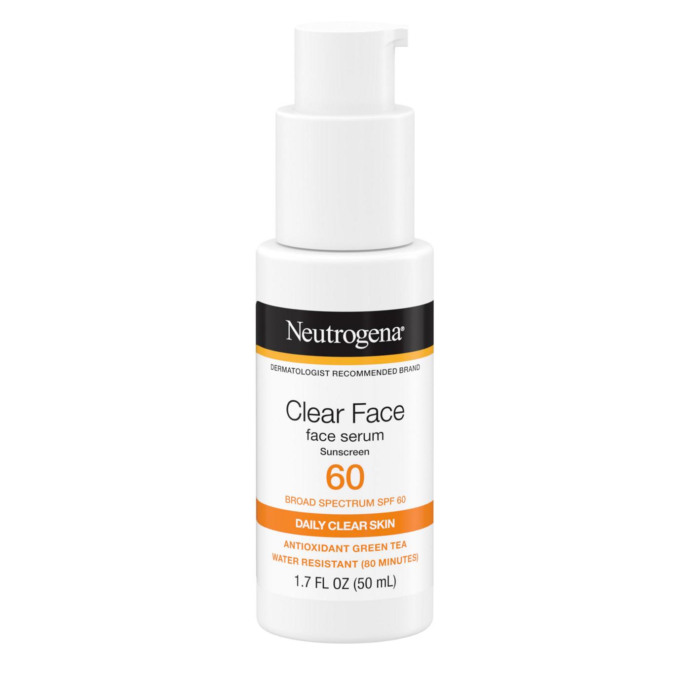 Neutrogena Clear Face Liquid Lotion Sunscreen with SPF 30, 3 fl. oz