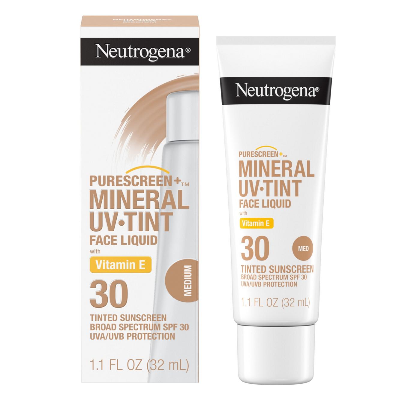 Neutrogena Purescreen+ Mineral UV Tinted Sunscreen SPF 30 - Medium; image 7 of 8