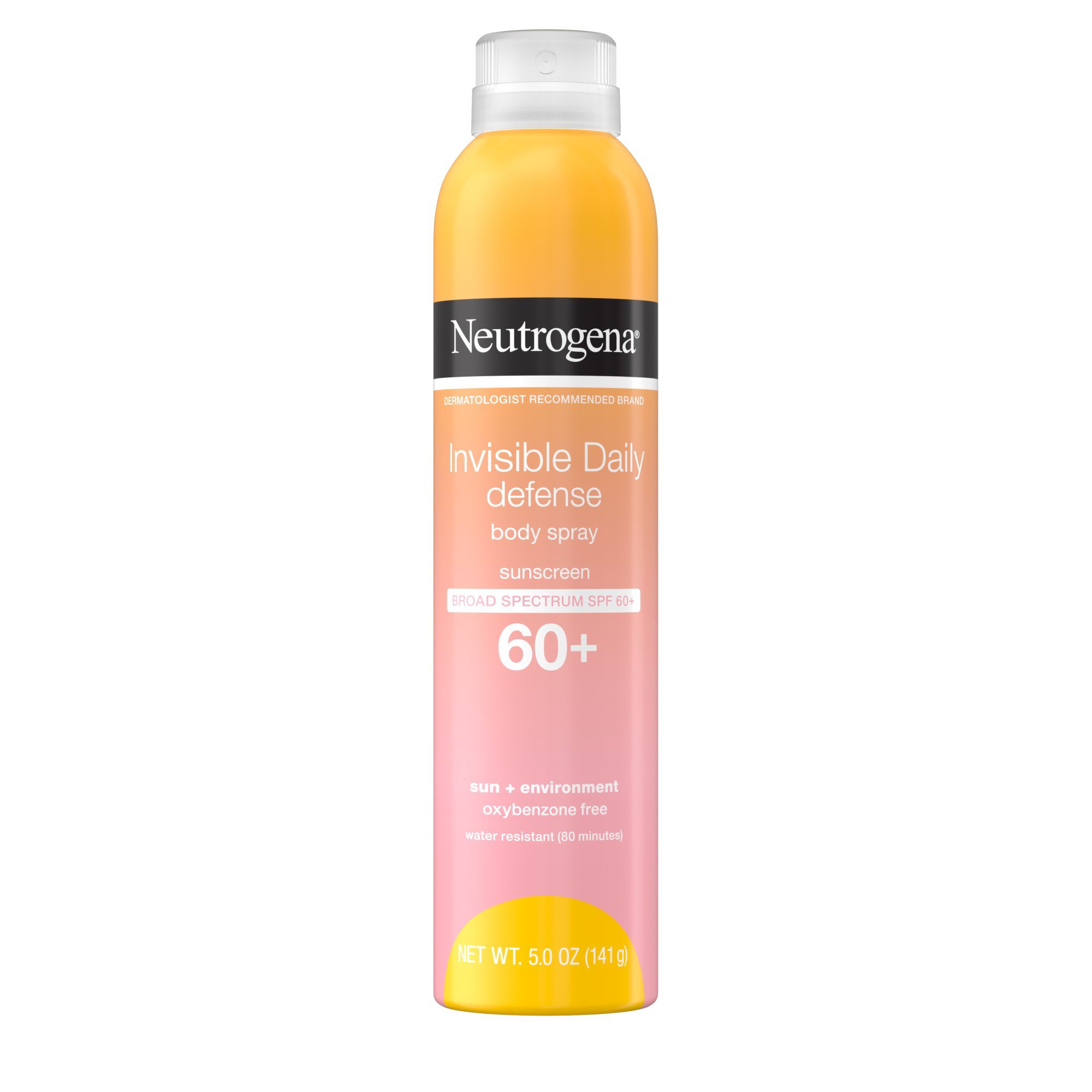 Neutrogena Invisible Daily Defense Body Spray Sunscreen Broad Spectrum