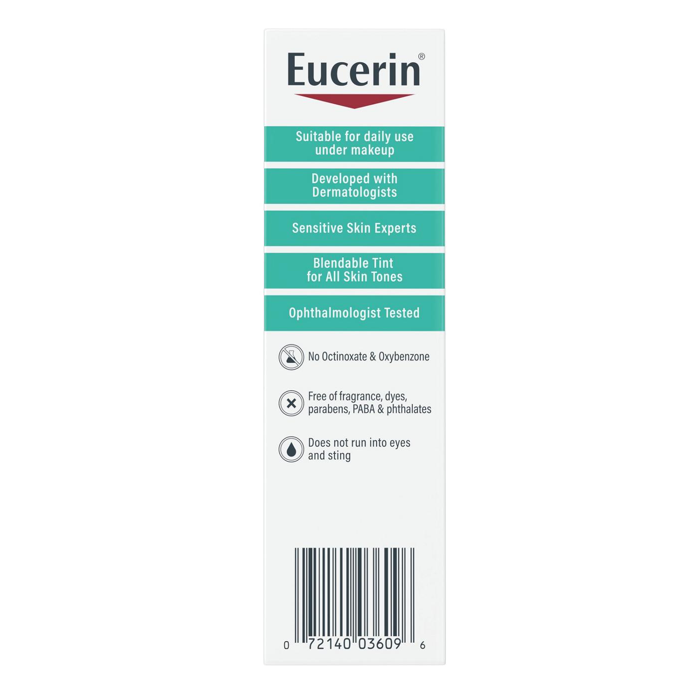 Eucerin Sensitive Mineral Face Lotion Tinted Sunscreen 35 SPF; image 2 of 4