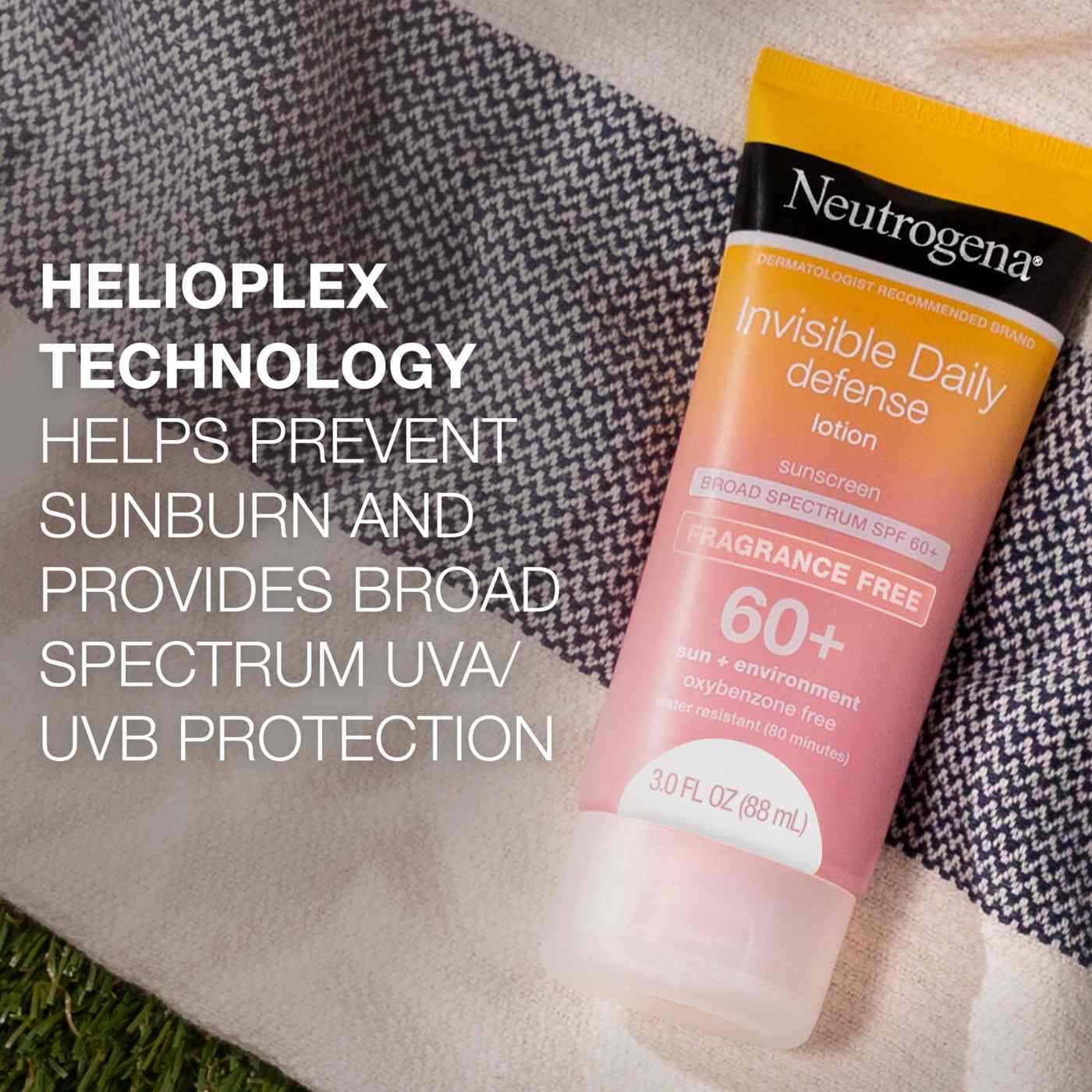 Neutrogena Invisible Daily Defense Sunscreen Lotion Broad Spectrum SPF 60+ Fragrance Free; image 8 of 8