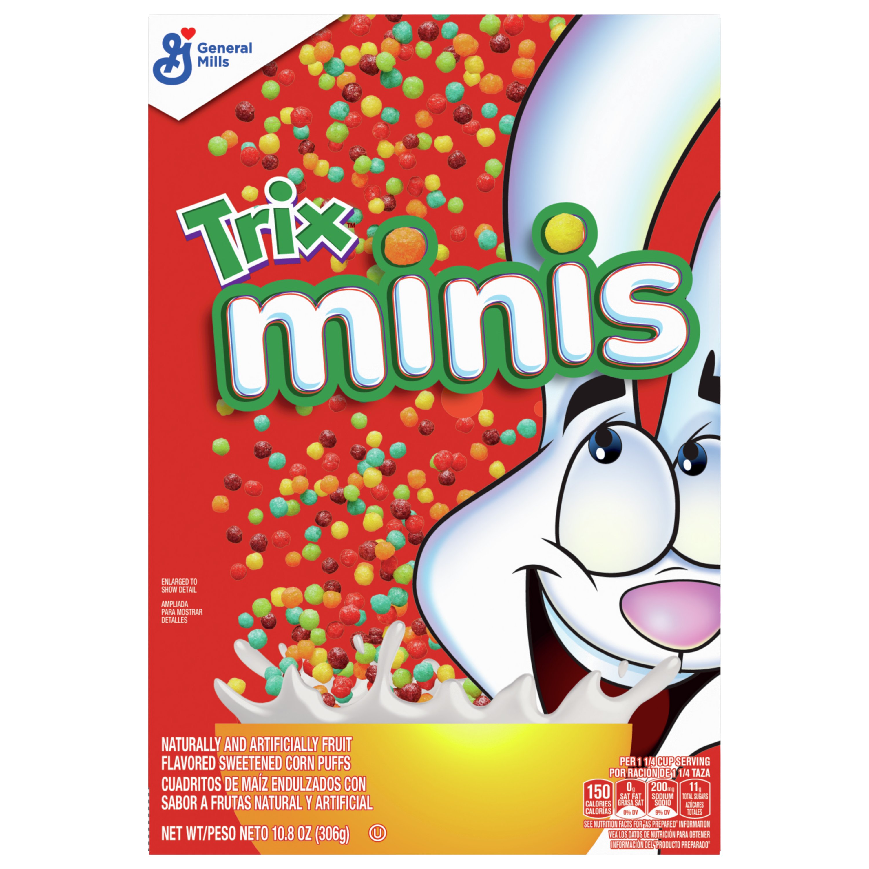 General Mills Trix Minis Cereal - Fruity Corn Puffs - Shop Cereal at H-E-B