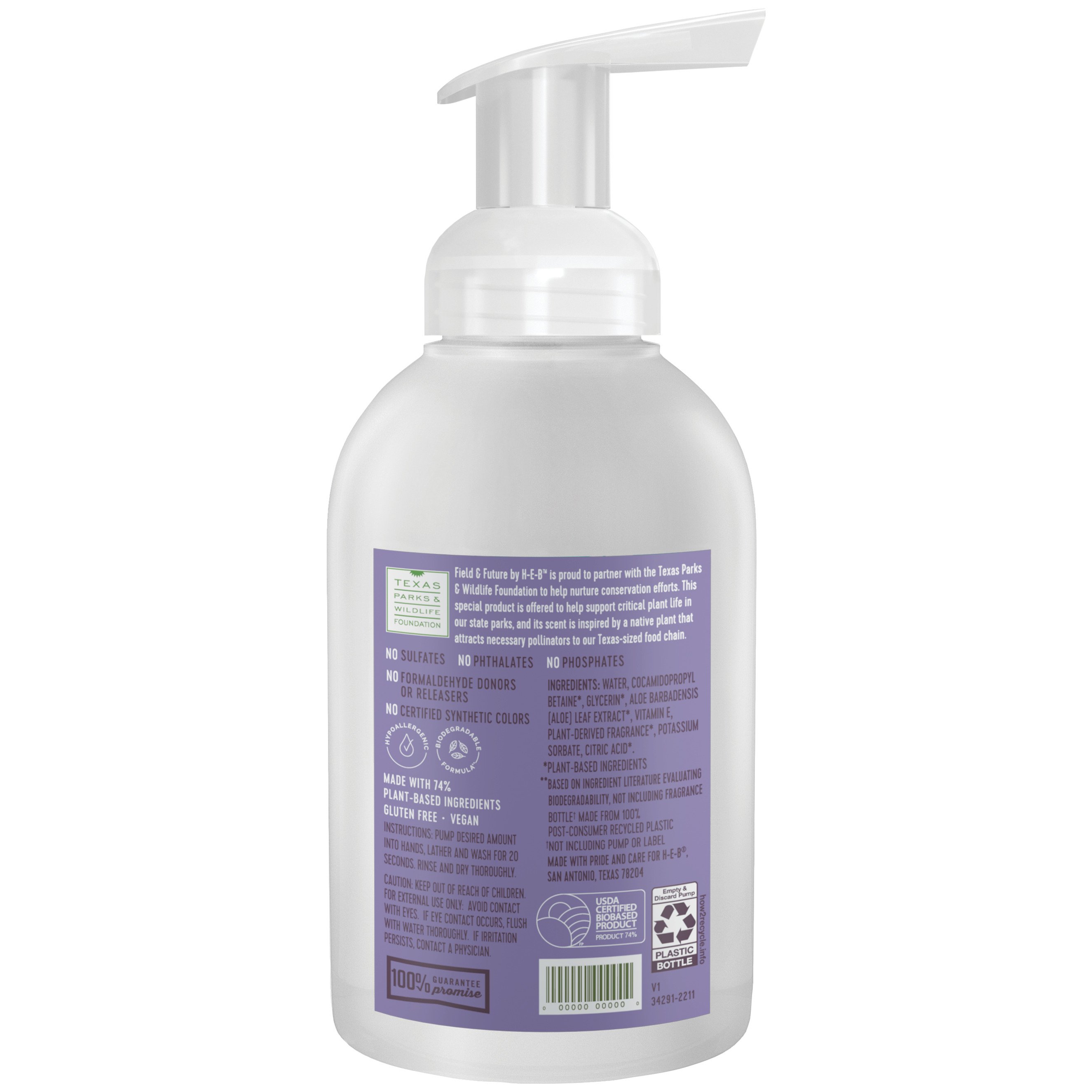 Field & Future By H-E-B Foaming Hand Soap – Hill Country Laurel - Shop ...