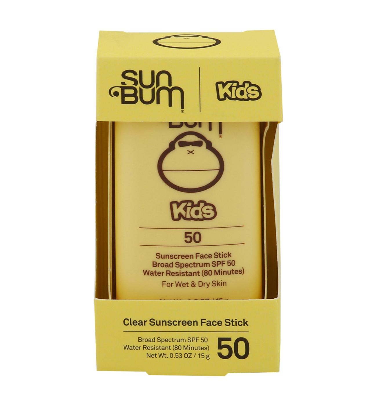 Sun Bum Kids Clear Sunscreen Face Stick - SPF 50 - Shop Sunscreen & Self  Tanners at H-E-B