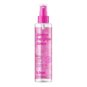 b.tan Gimme the Glow Down Rosewater Dark Facial Tan Mist