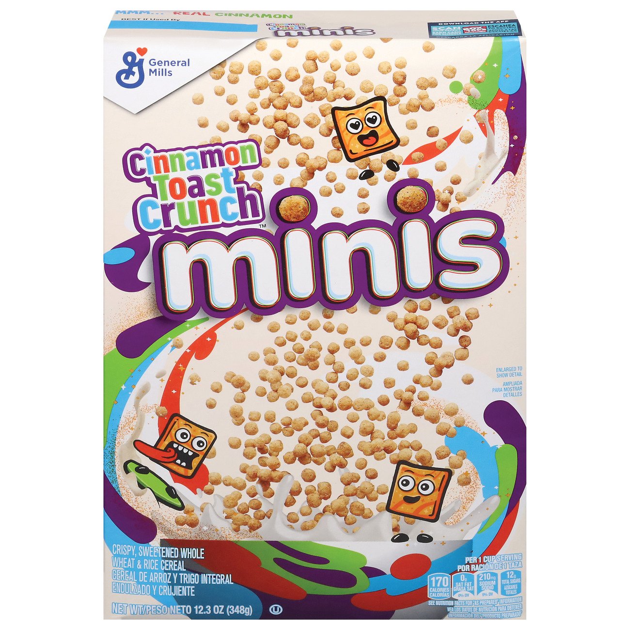 General Mills Cinnamon Toast Crunch Minis Cereal Shop Cereal at HEB