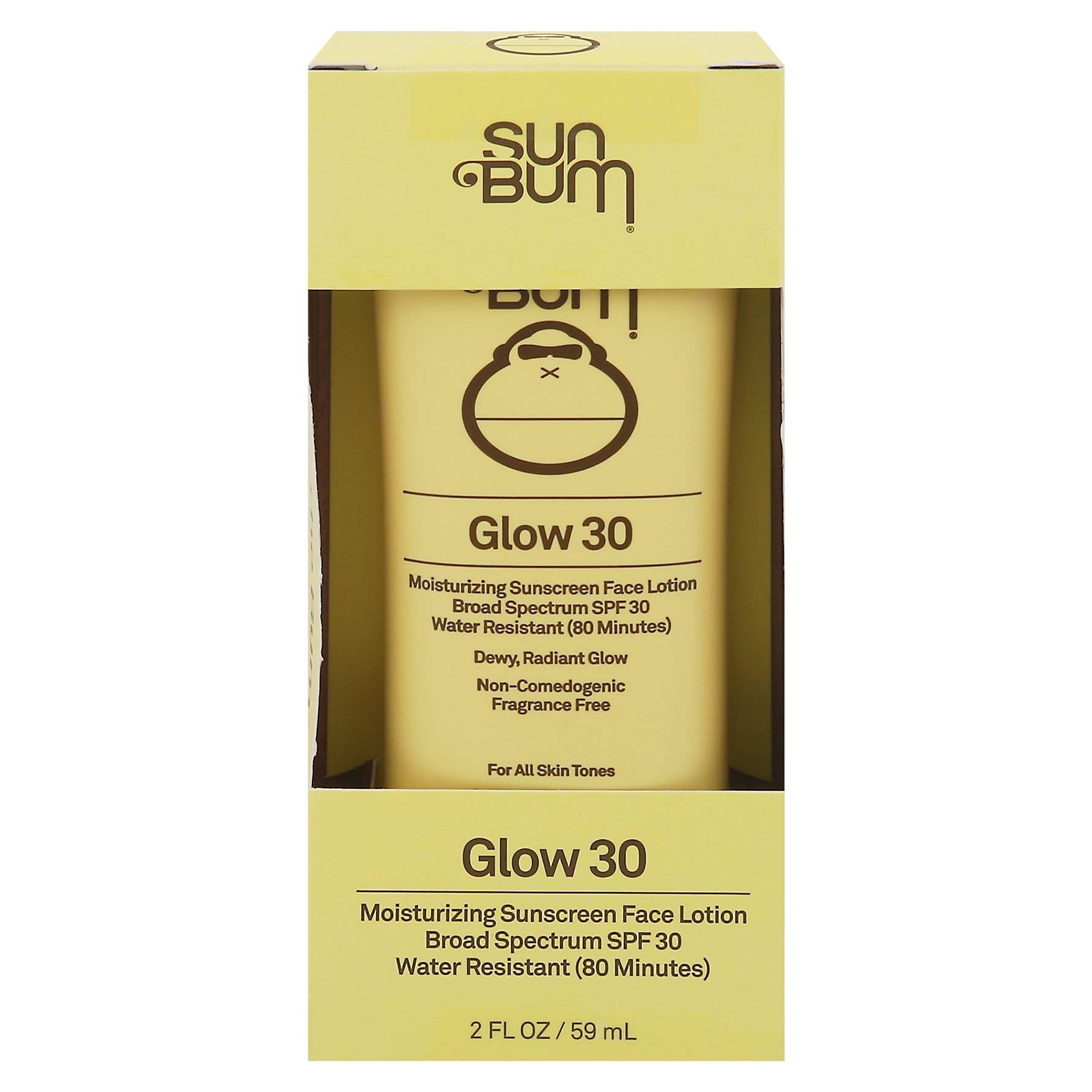 Sun Bum Glow Moisturizing Sunscreen Face Lotion SPF 30 - Shop Sunscreen &  Self Tanners at H-E-B