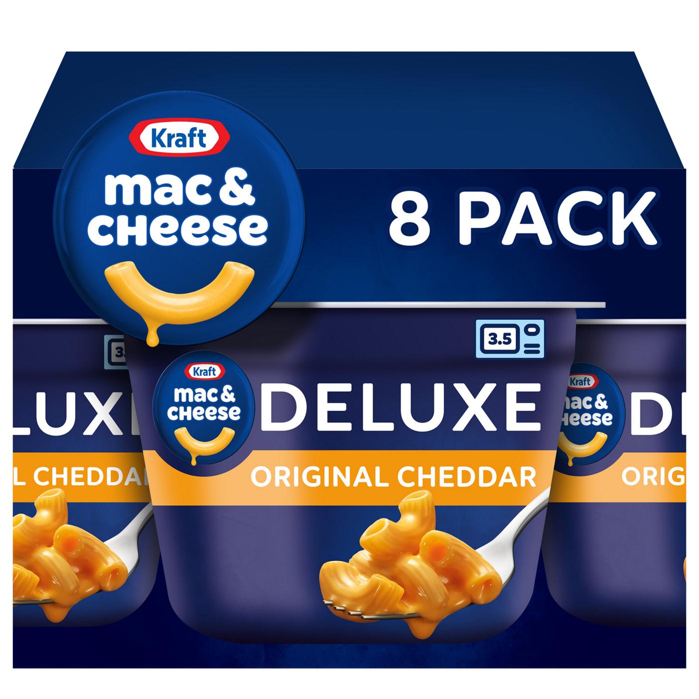 Kraft Deluxe Original Mac & Cheese Cups; image 1 of 5