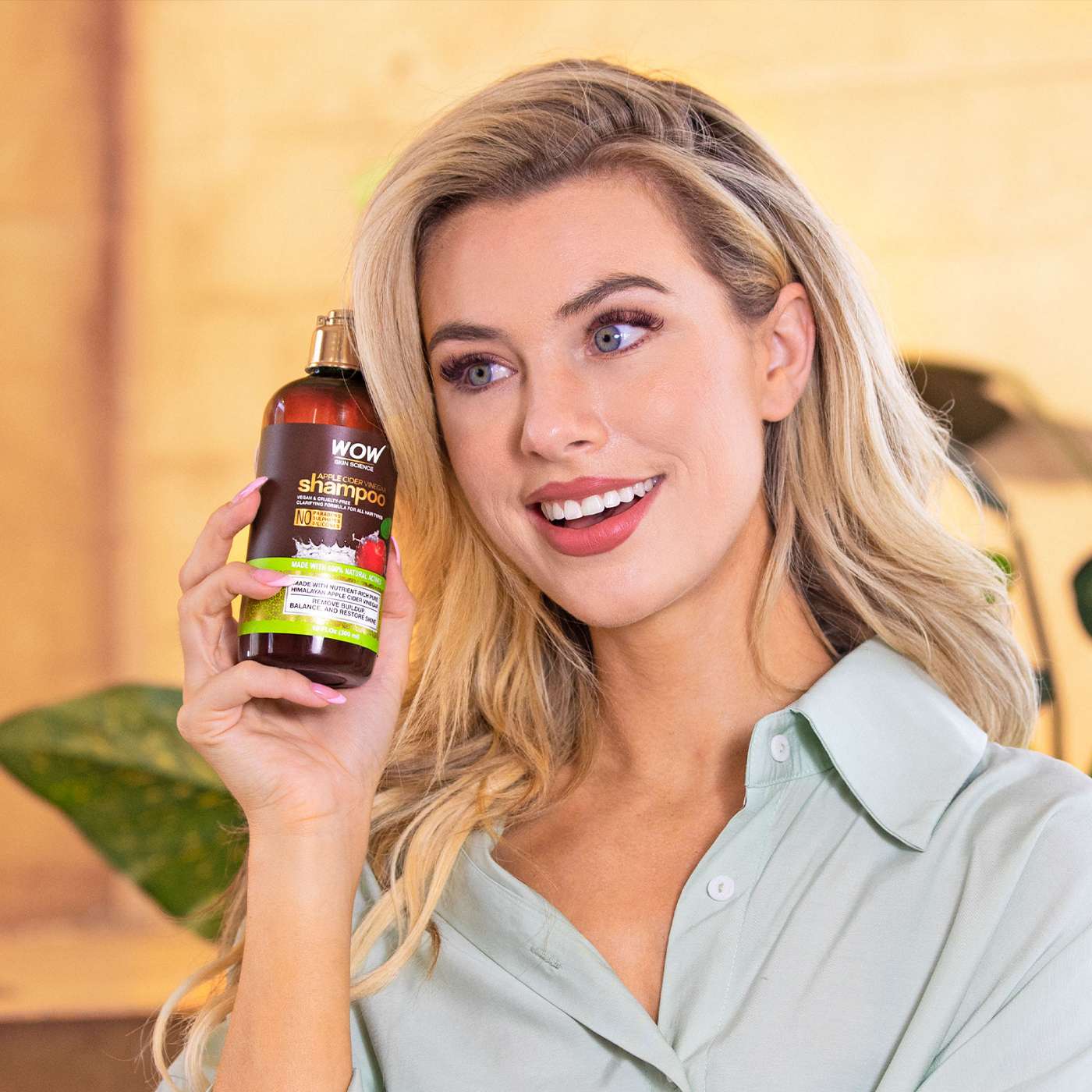 Wow Skin Science Apple Cider Vinegar Shampoo Shop Shampoo & Conditioner at HEB