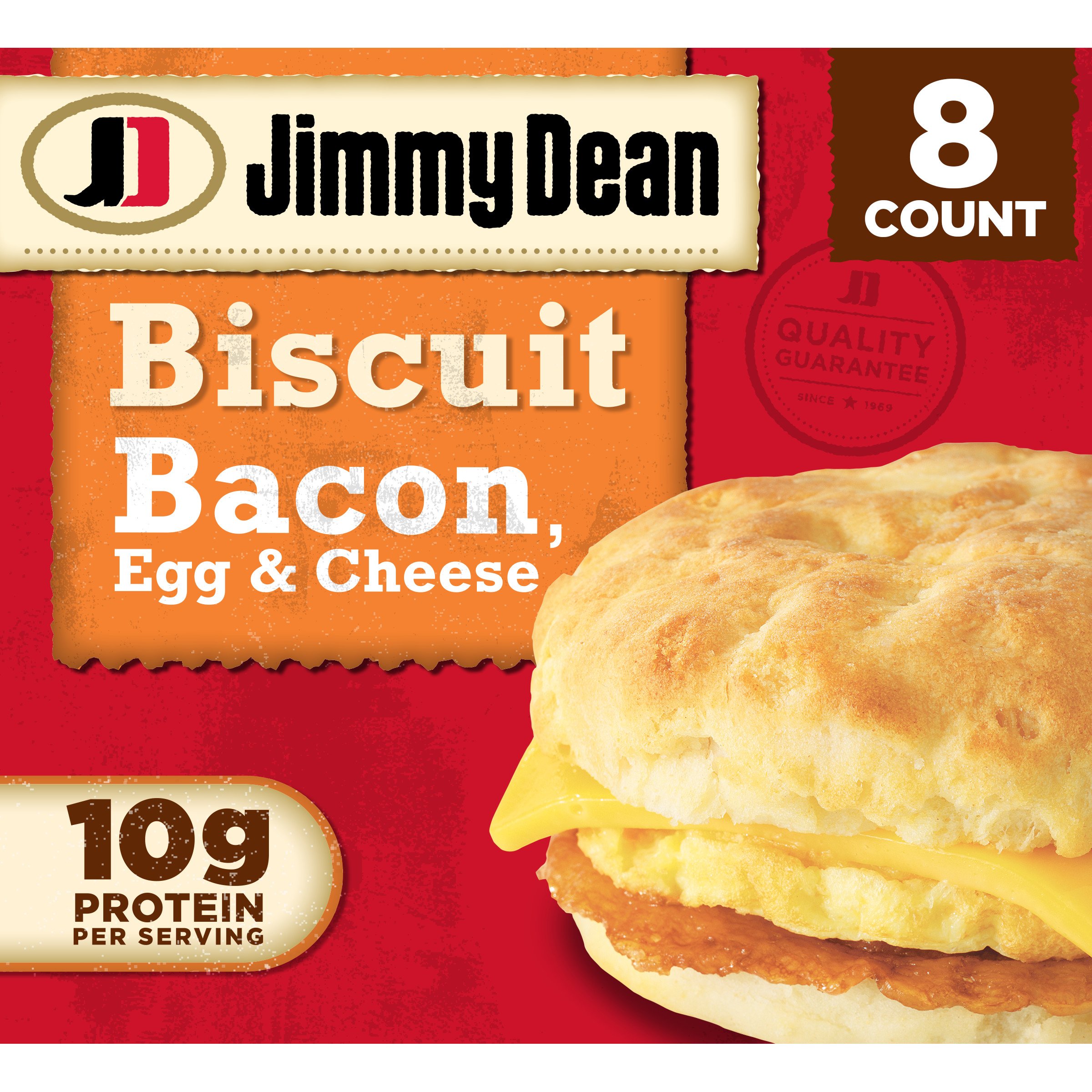 Jimmy Dean Bacon Egg And Cheese Biscuit Sandwiches Shop Sandwiches At H E B