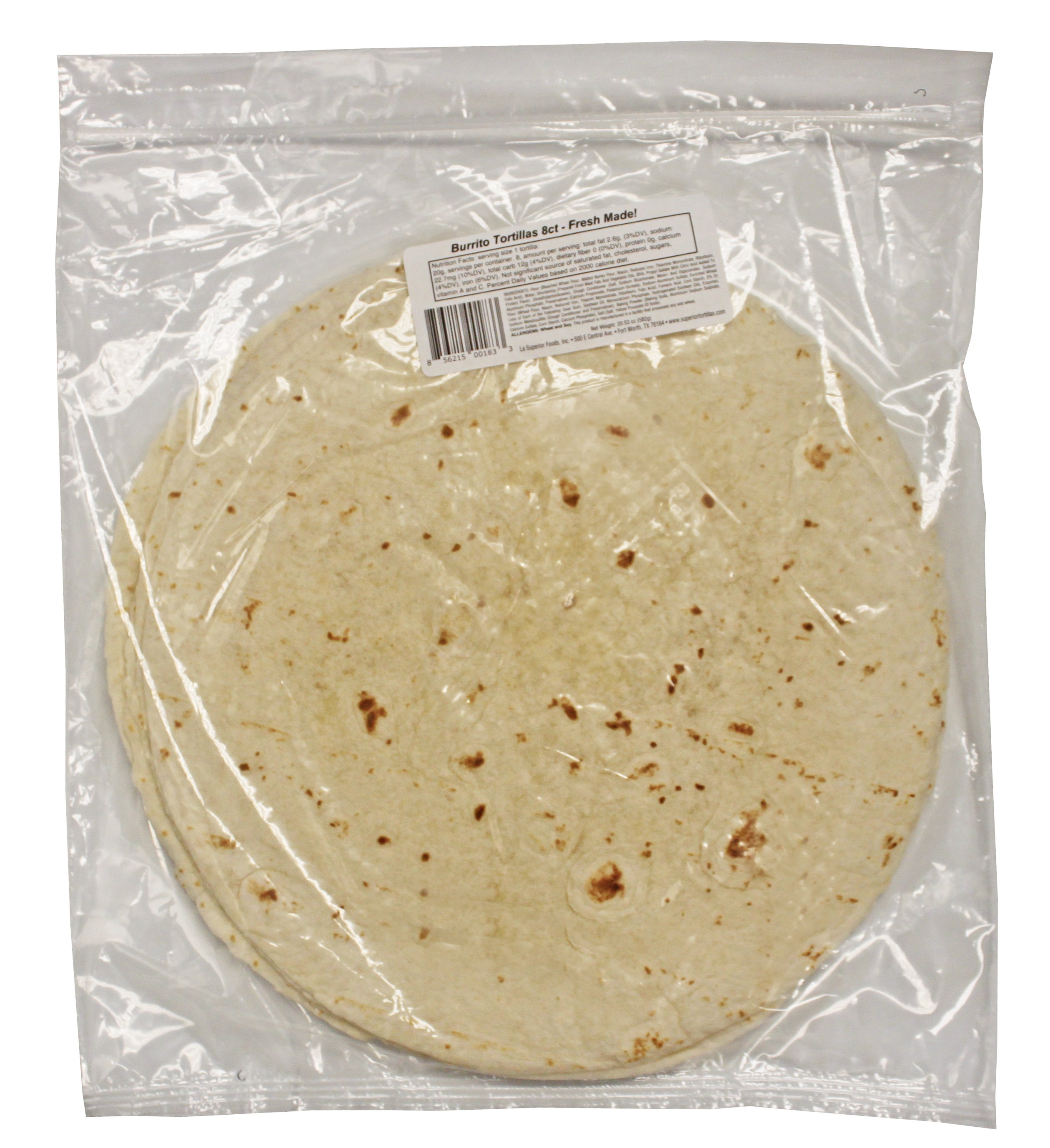 La Superior 10 in Flour Burrito Tortillas, 8 ct | Central Market ...