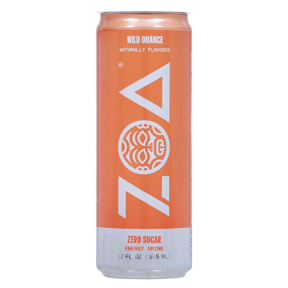 ZOA Zero Sugar Energy Drink - Wild Orange, 12 oz