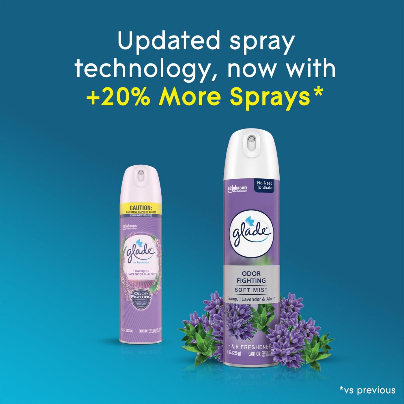 Glade Air Freshener Room Spray - Tranquil Lavender & Aloe; image 6 of 11