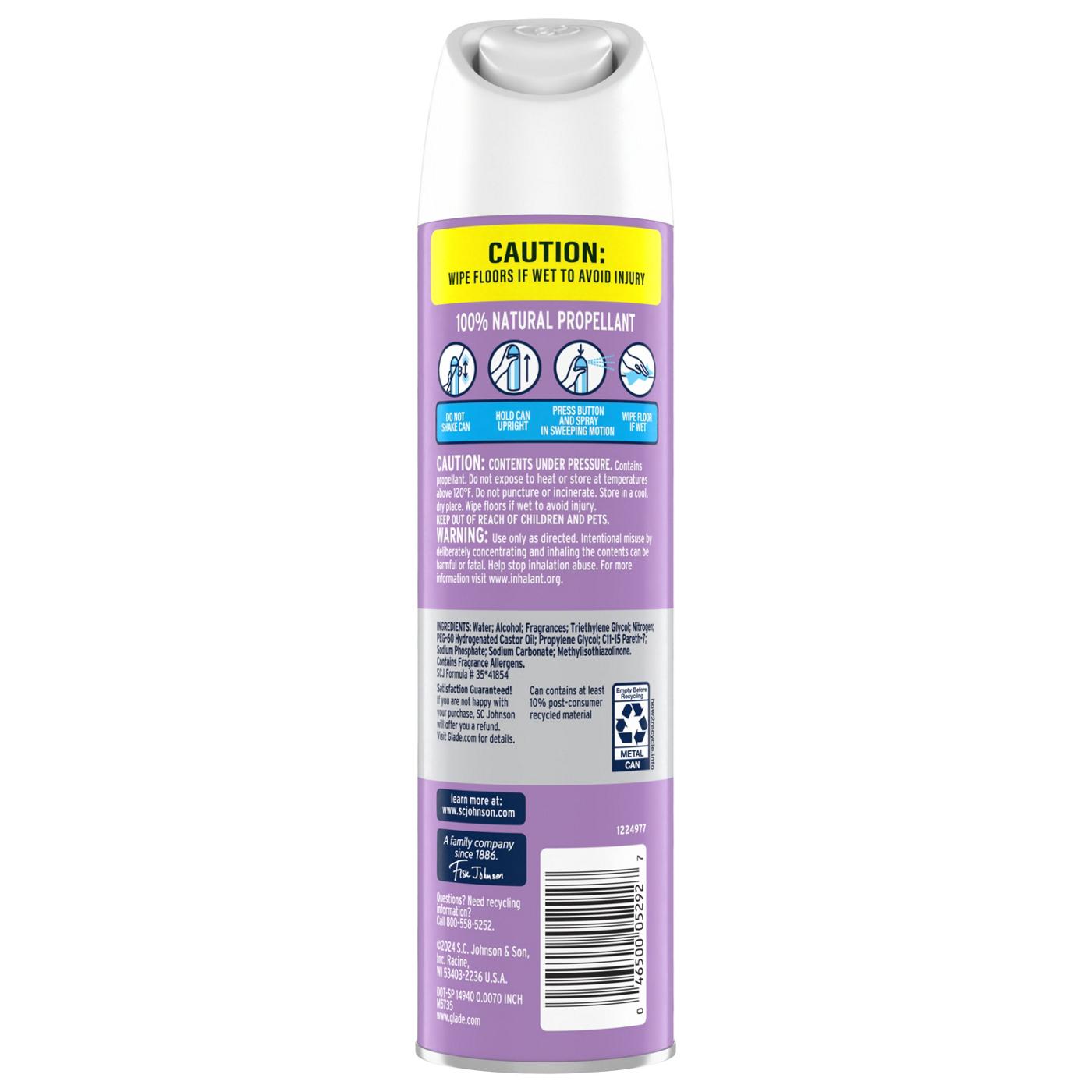 Glade Air Freshener Room Spray - Lavender & Vanilla; image 3 of 11