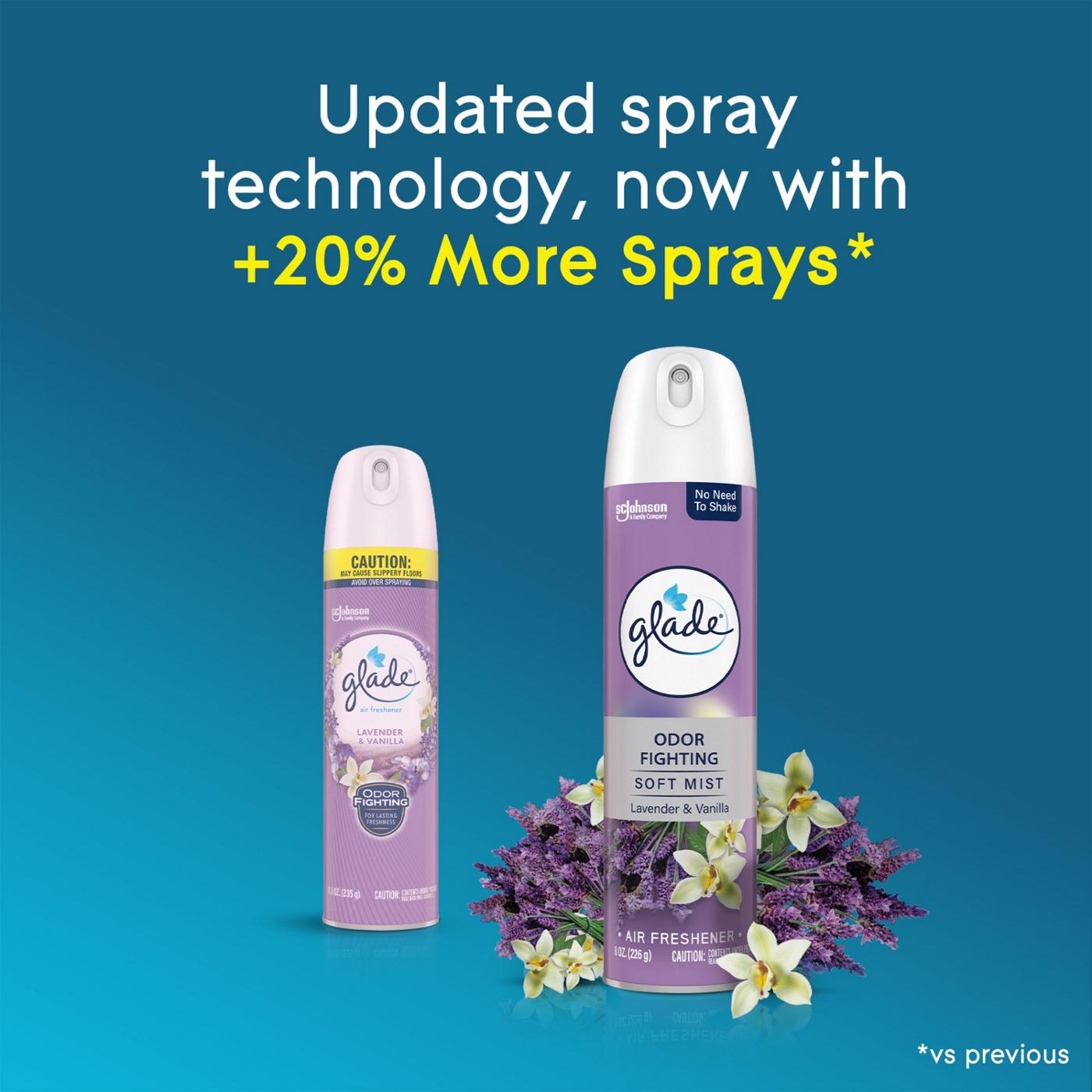 Glade Air Freshener Room Spray - Lavender & Vanilla; image 9 of 11