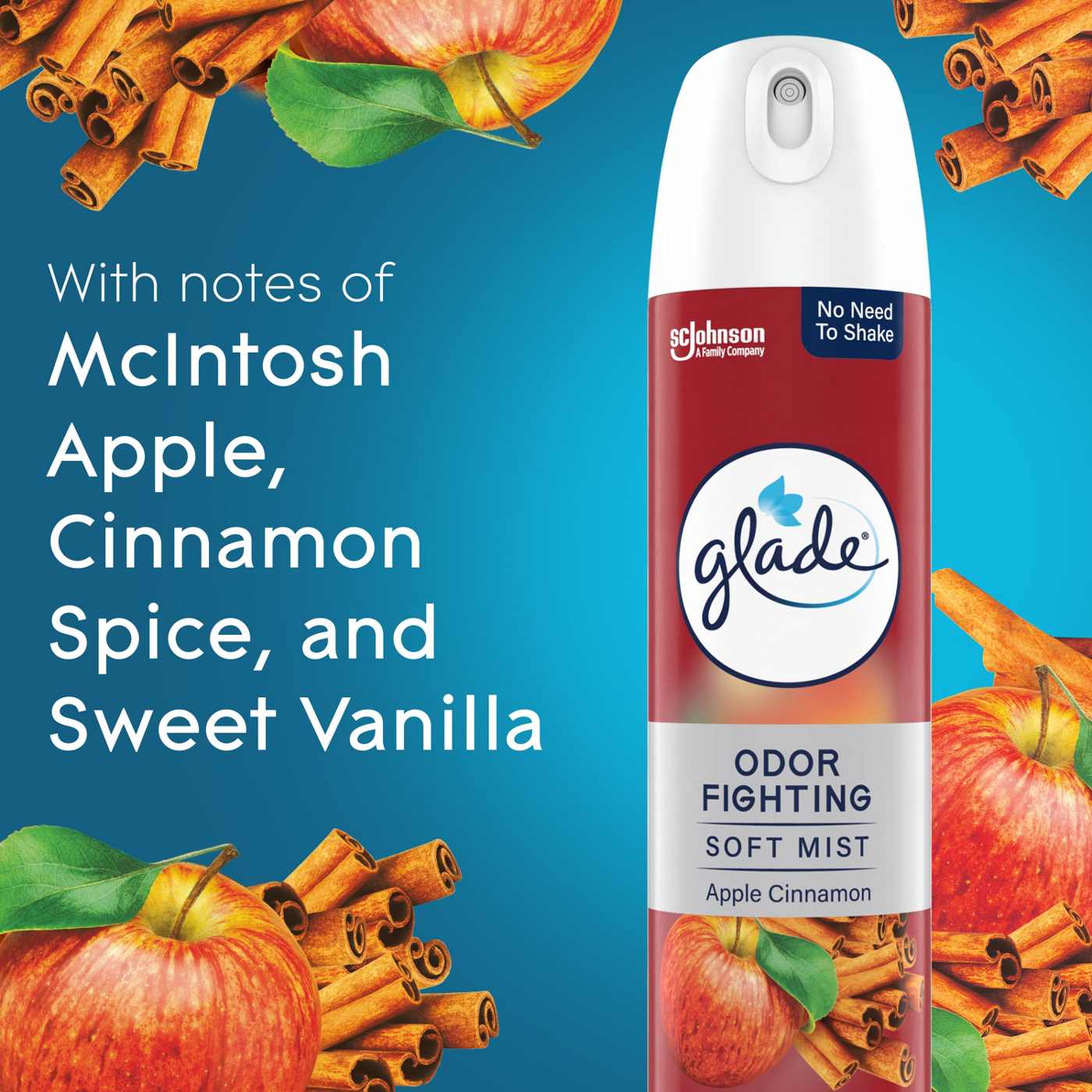 Glade Air Freshener Room Spray - Apple Cinnamon; image 9 of 11