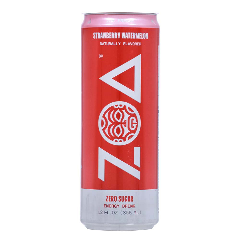 ZOA Zero Sugar Energy Drink Strawberry Watermelon Shop Diet