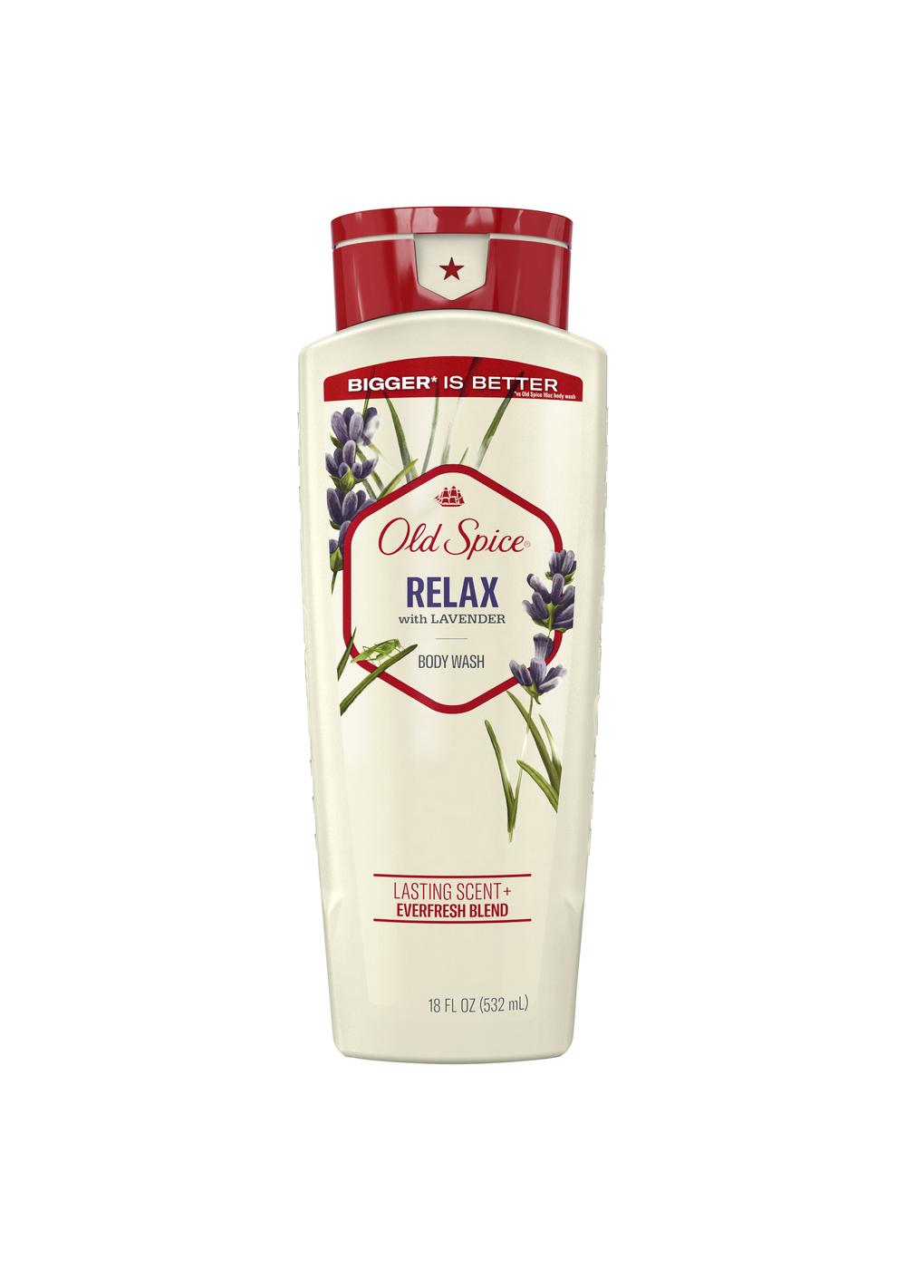 Old Spice Body Wash - Relax with Lavender; image 1 of 2