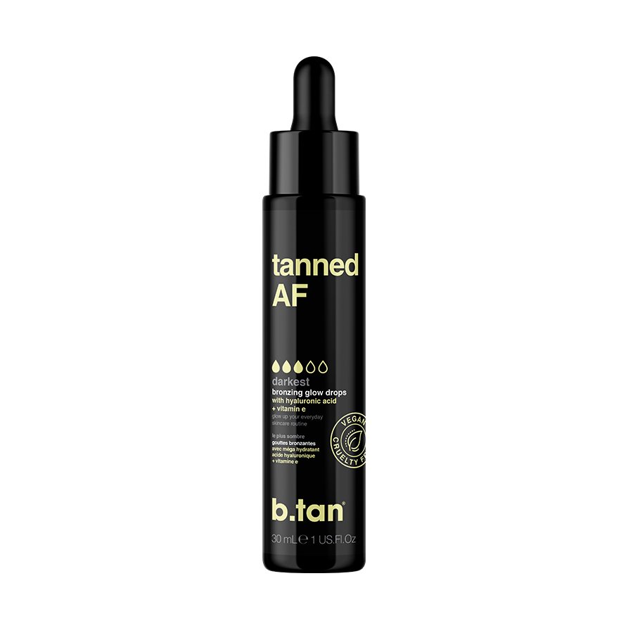 b.tan Tanned AF Darkest Bronzing Glow Drops Shop Sunscreen & Self