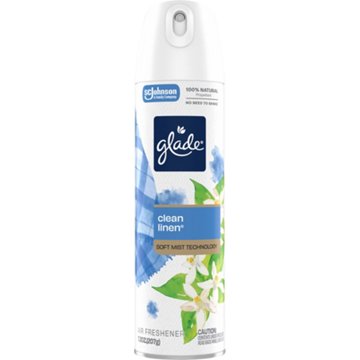 Glade Air Freshener Room Spray - Clean Linen, 7.3 oz